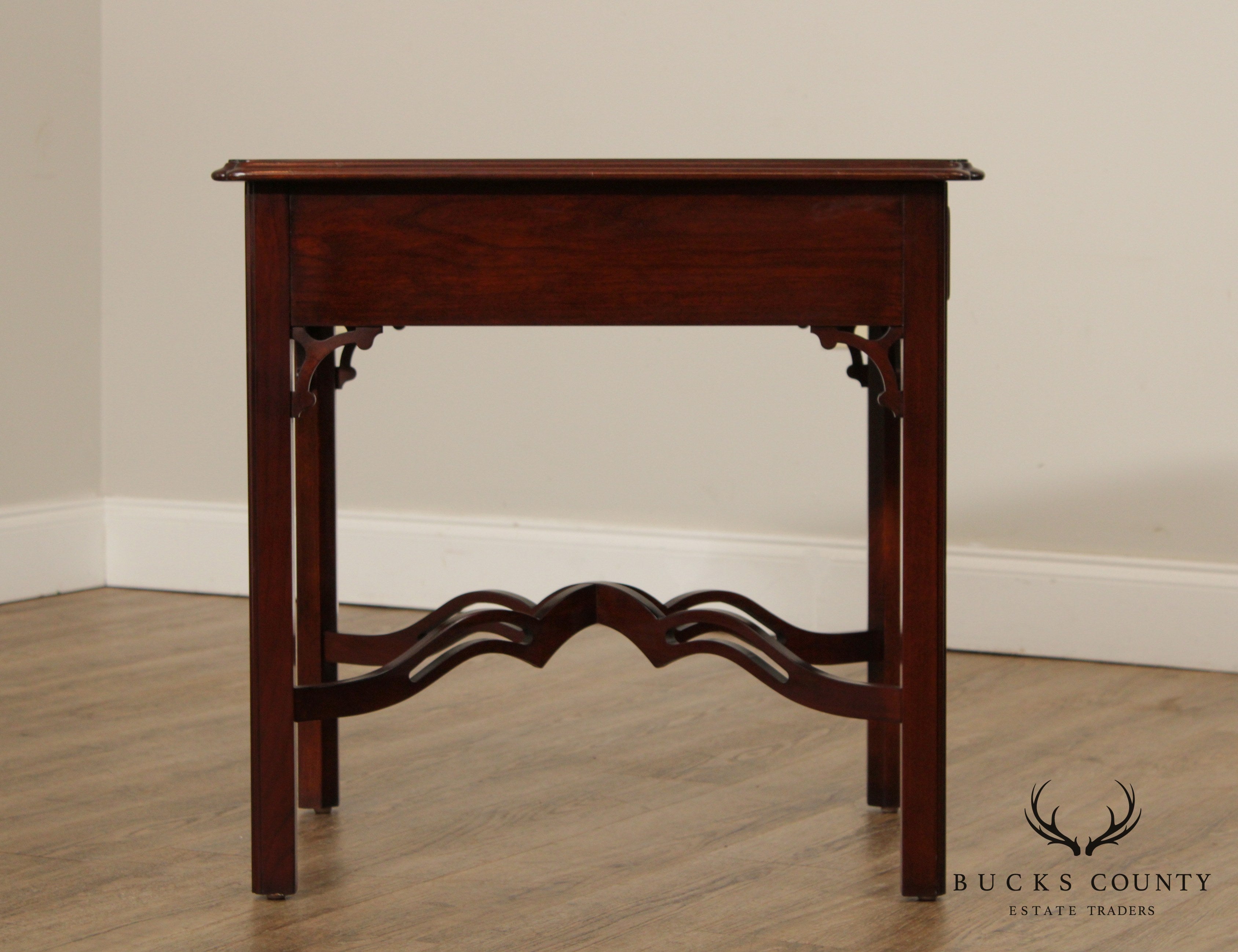 Statton Private Collection Chippendale Style Cherry Side Table