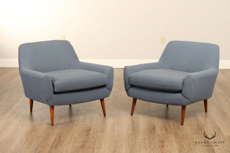 Mid Century Modern Pair of Lounge Chairs