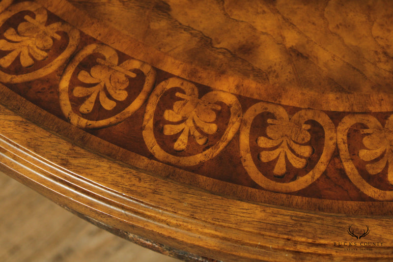 Maitland Smith Regency Style Inlaid Tray Table