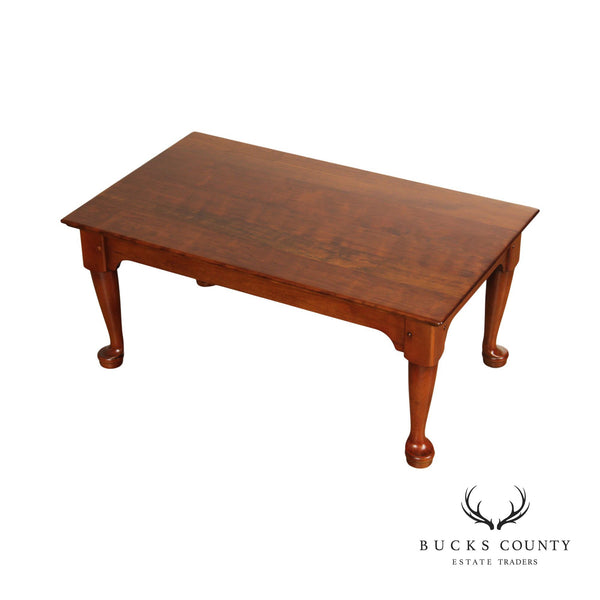 Stickley Vintage Queen Anne Style Cherry Coffee Table