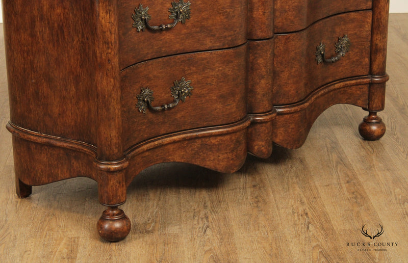 Baroque Style Serpentine Chest of Drawers