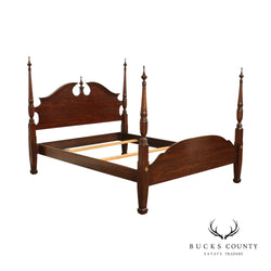 Harden Chippendale Style Solid Cherry Full-Size Poster Bed