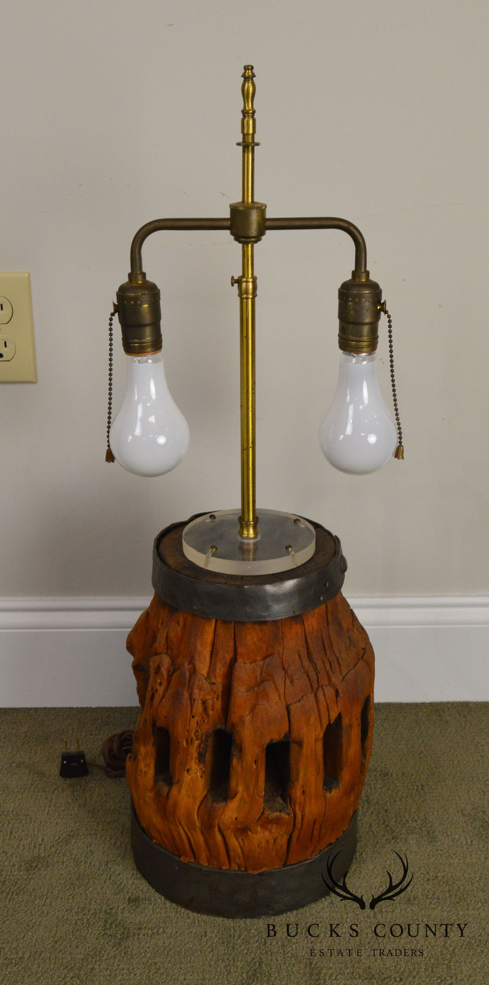 Vintage Tree Form Table Lamp