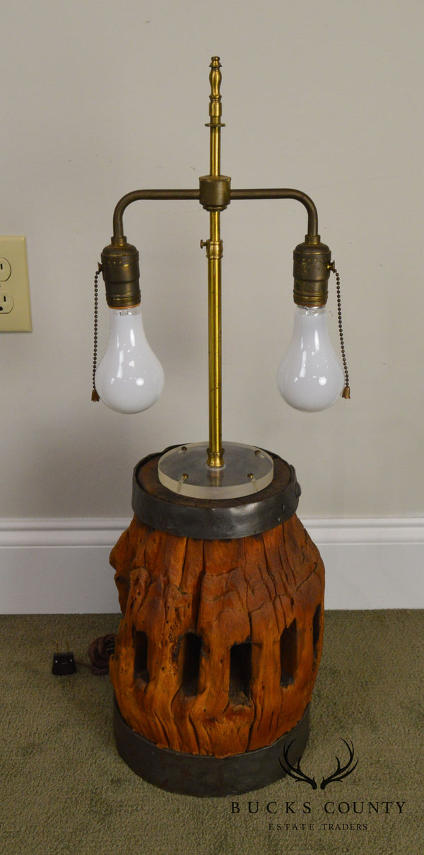 Vintage Tree Form Table Lamp