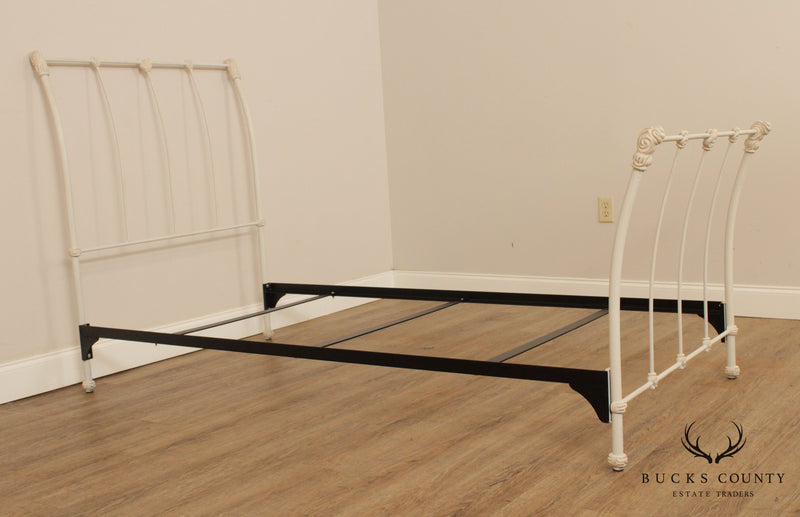 Victorian Style Twin Size Iron Bed