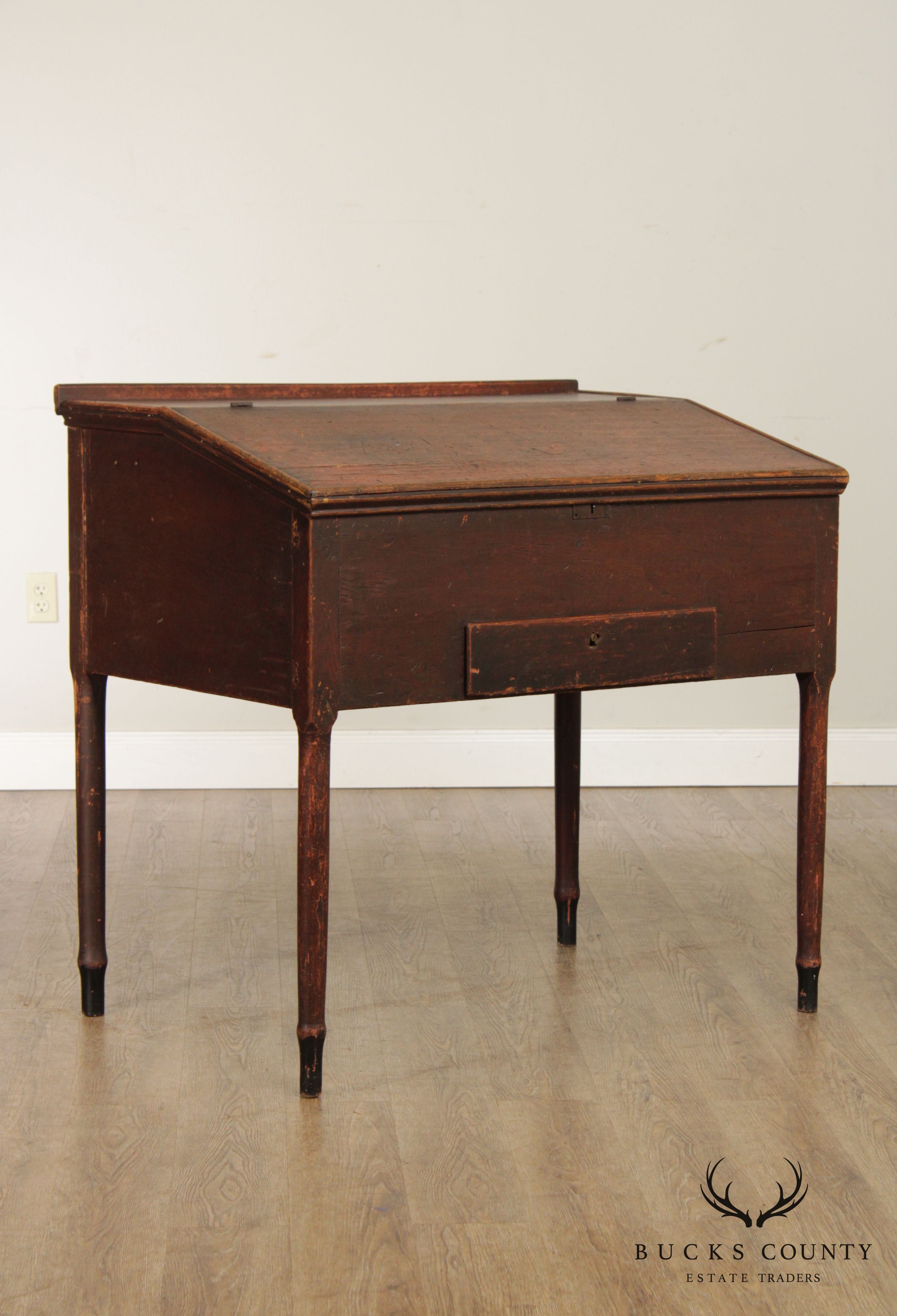 Antique Early American Secretary Writing Desk