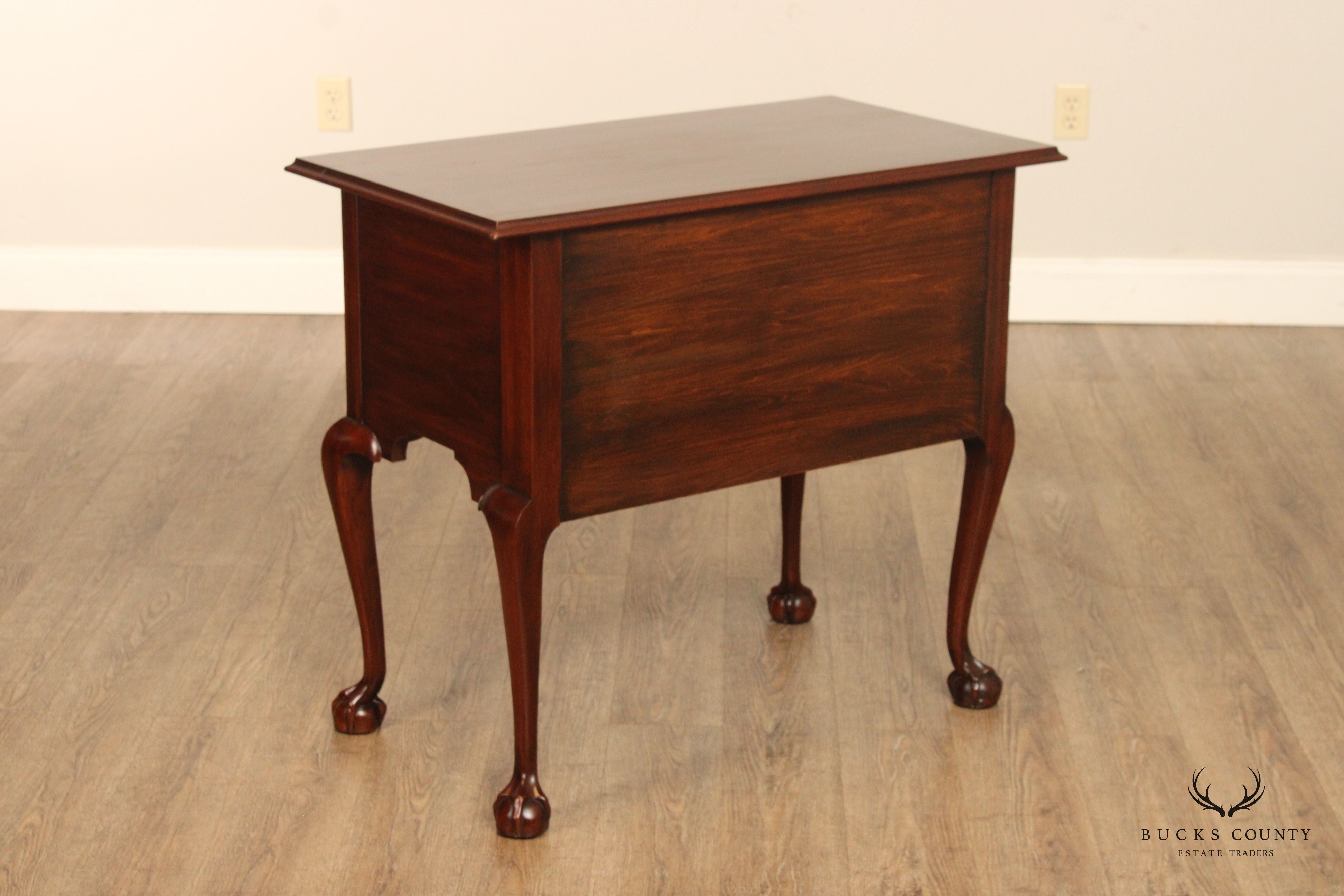 Henkel Harris SPNEA Chippendale Style Mahogany Lowboy