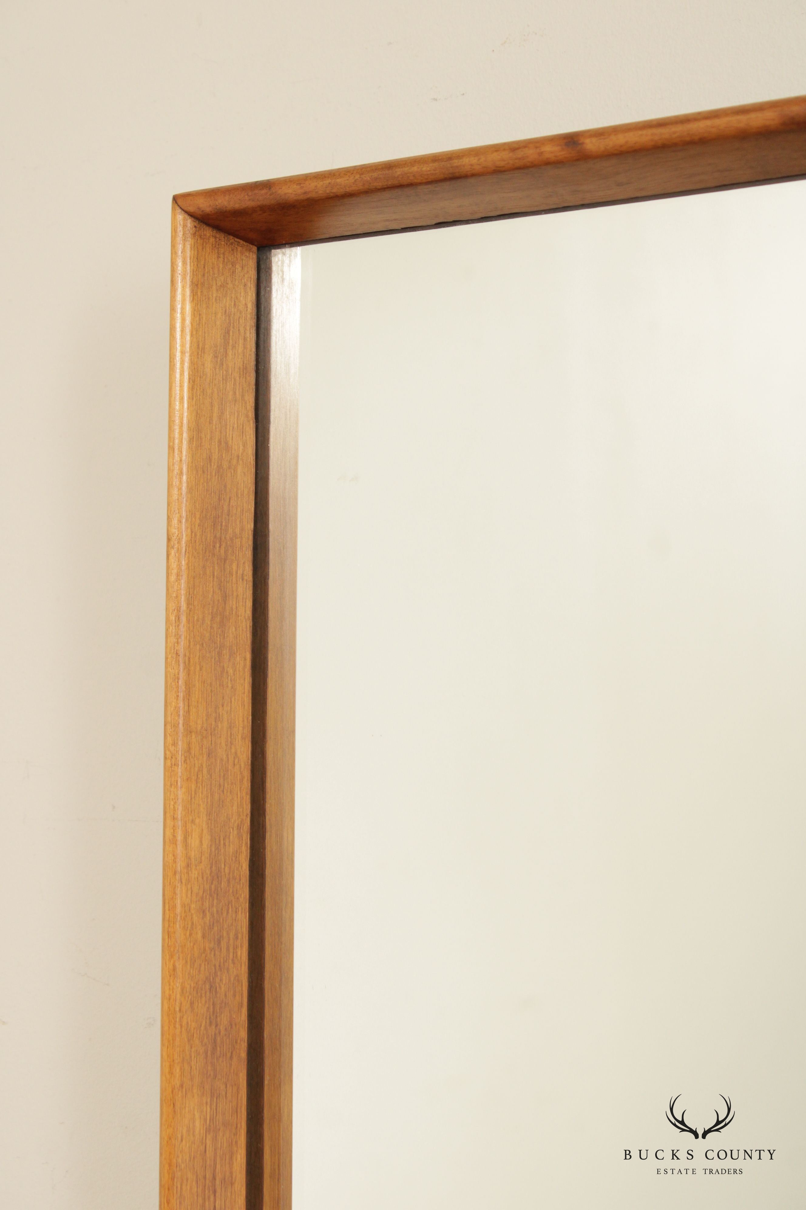 Conant Ball Mid Century Modern Maple Shadowbox Mirror