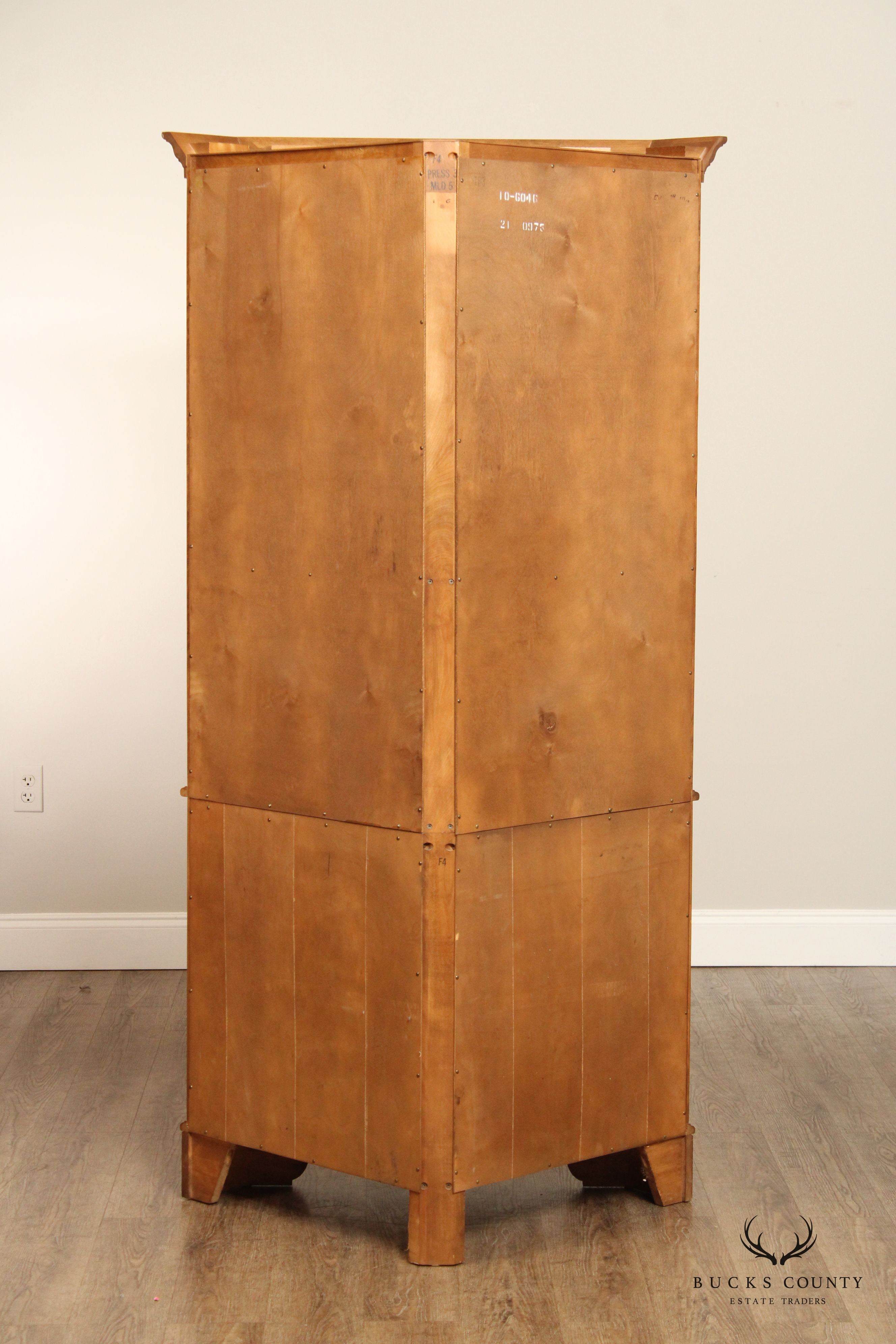 Ethan Allen Heirloom Maple Corner Cabinet