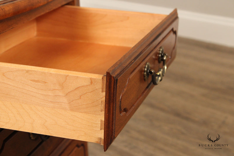 Ethan Allen French Louis XV Style Three Drawer Nightstand