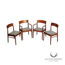 K.S. Møbler Danish Modern Set of Four Teak Dining Chairs