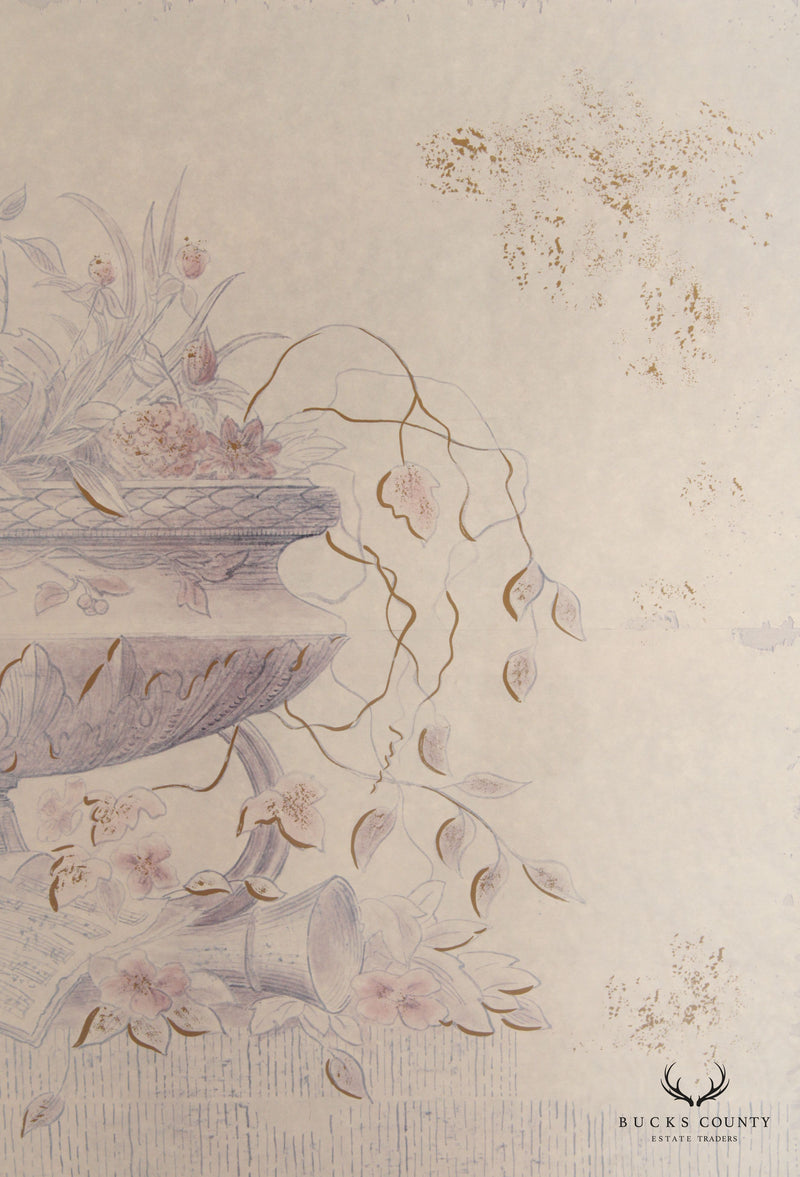 Vanguard Studios Neoclassical Floral Urn Wall Print