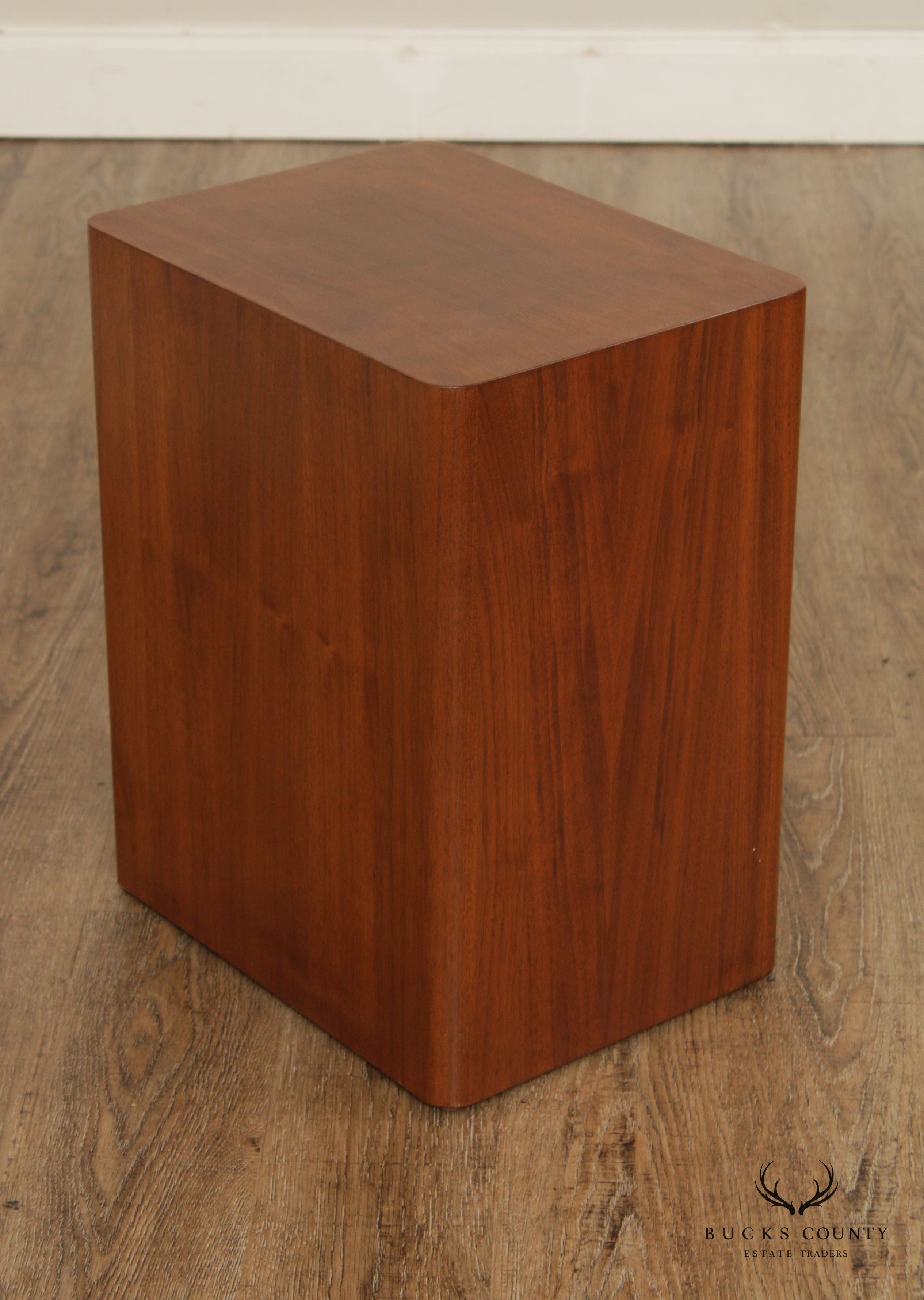 Mid Century Danish Modern Style Walnut End Table