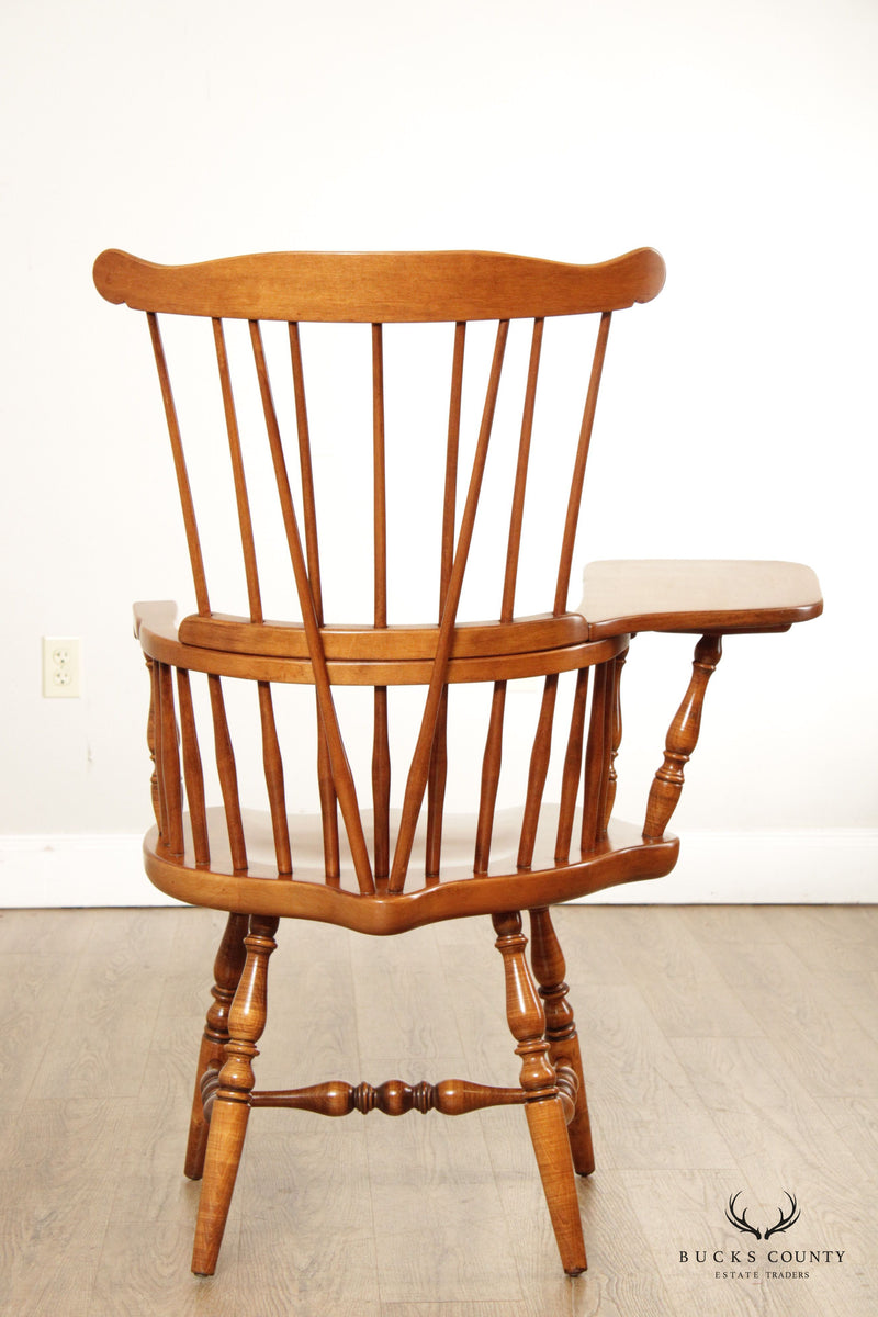 Sprague Carleton Solid Maple Windsor Writing Chair