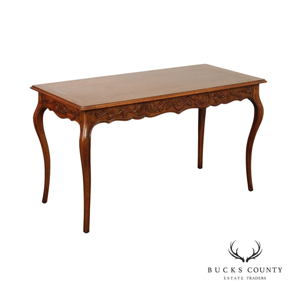 Widdicomb French Country Style Carved Fruitwood Writing Desk