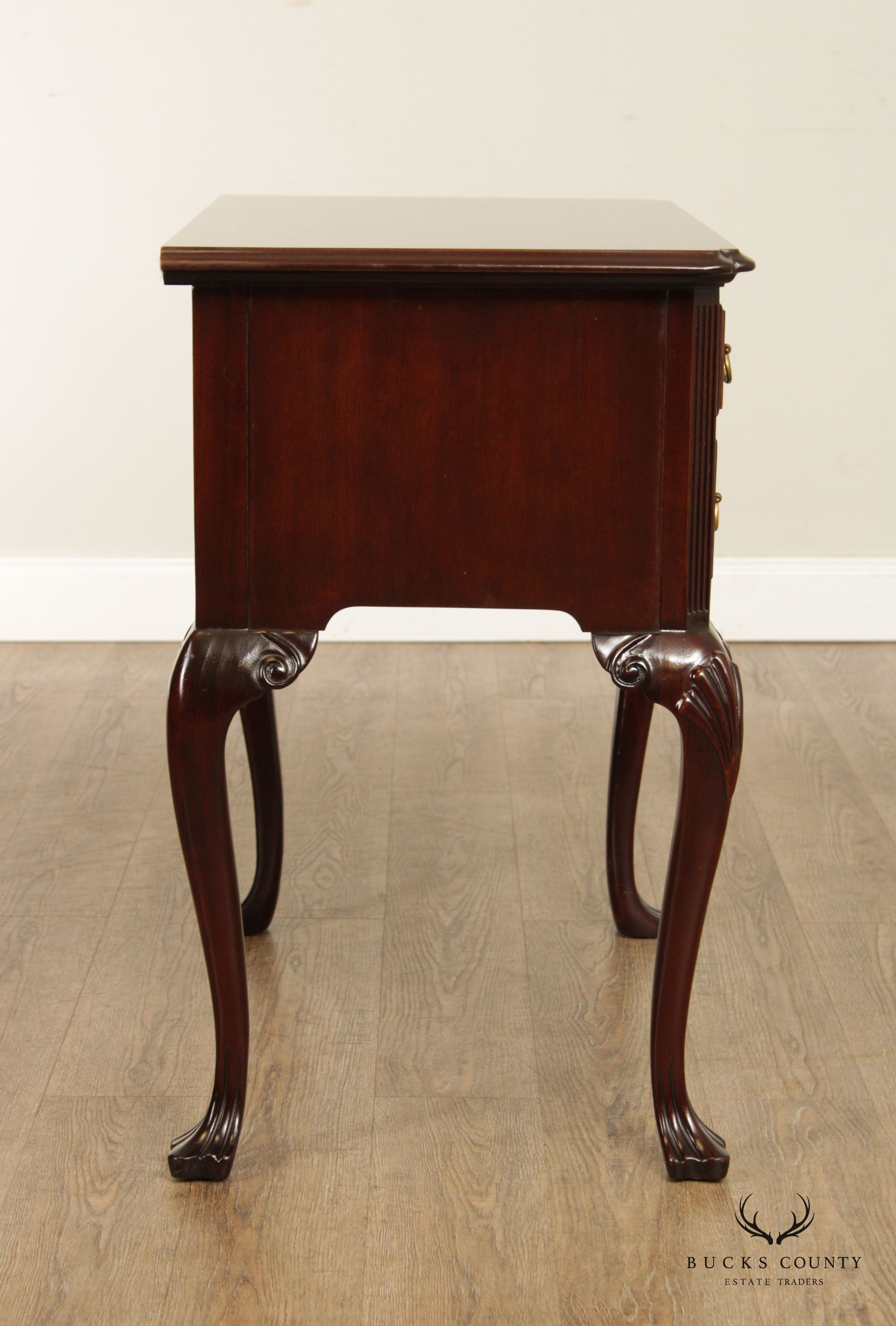 Councill Craftsmen Chippendale Style Mahogany Lowboy