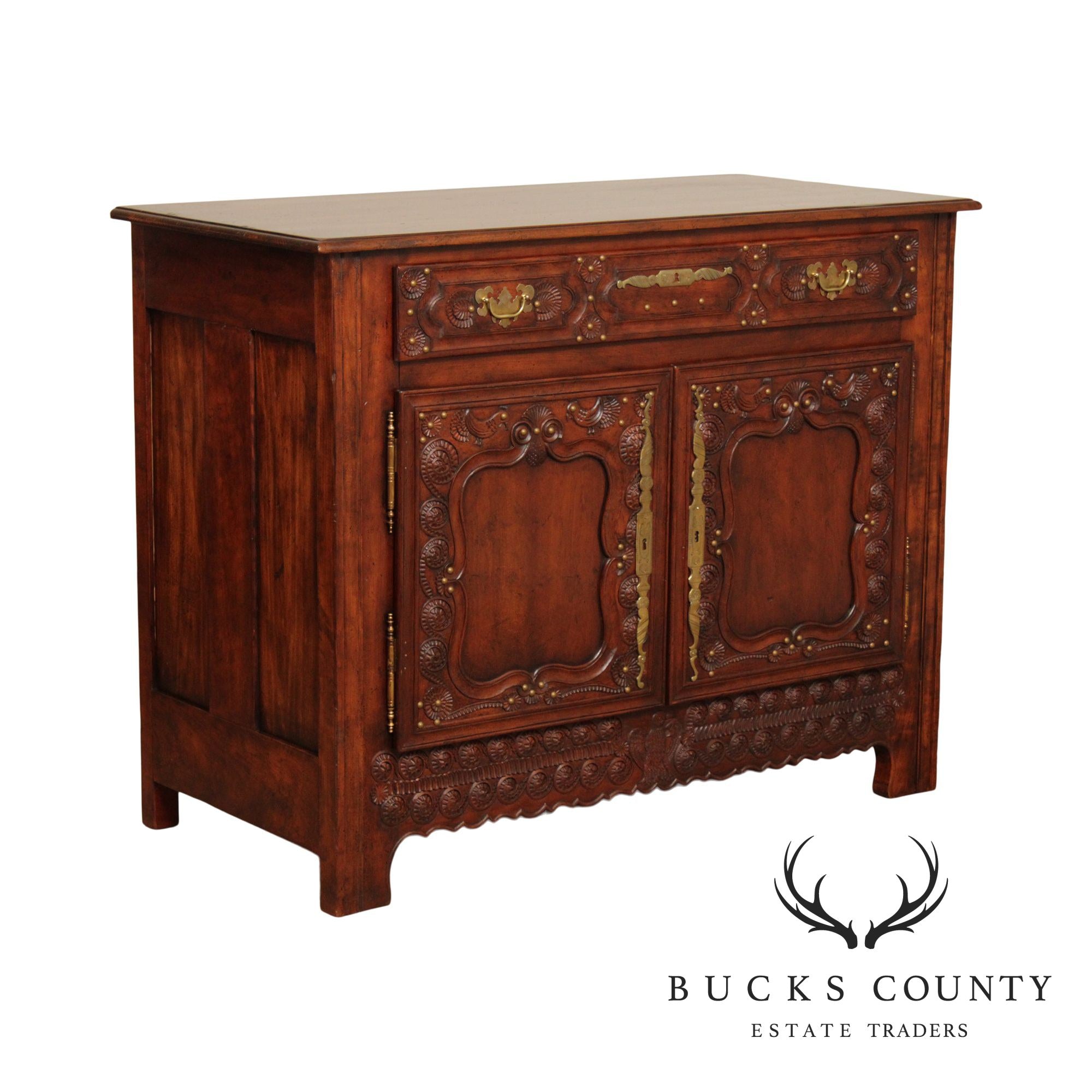 French Country Style Custom Quality Buffet Server Cabinet