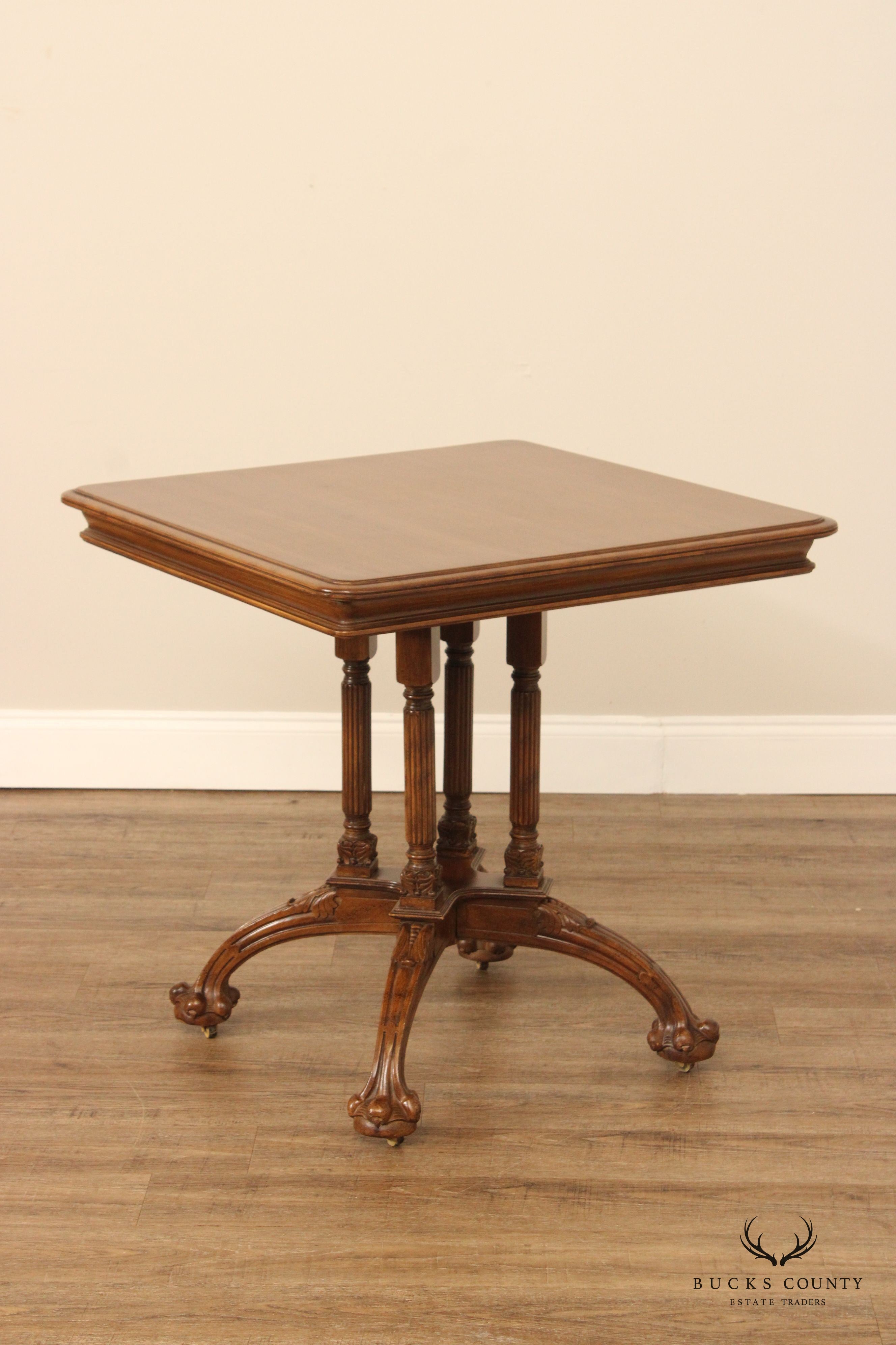 Renaissance Revival Carved Parlor Table