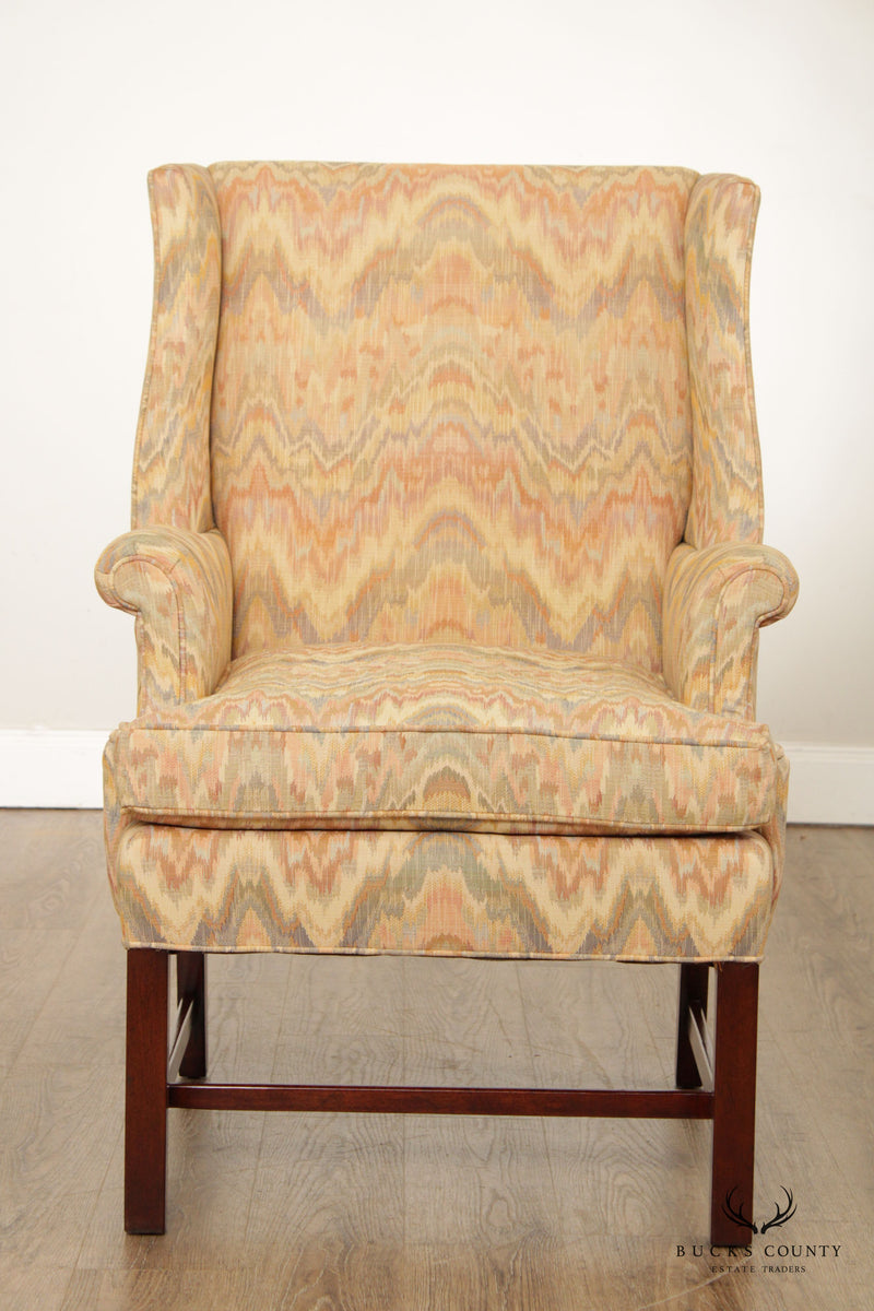 Antique wingback chair styles hot sale