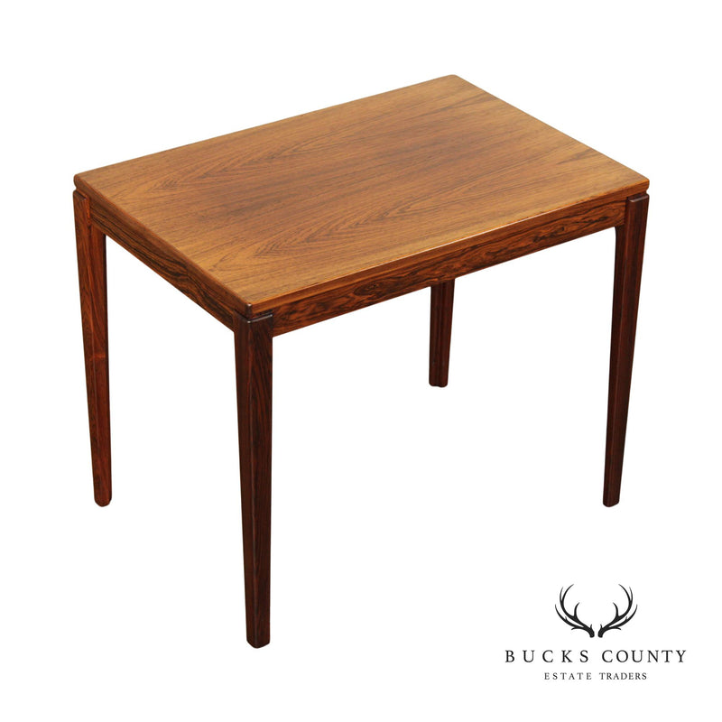 Ulferts Møbler Mid Century Modern Swedish Rosewood Accent Table