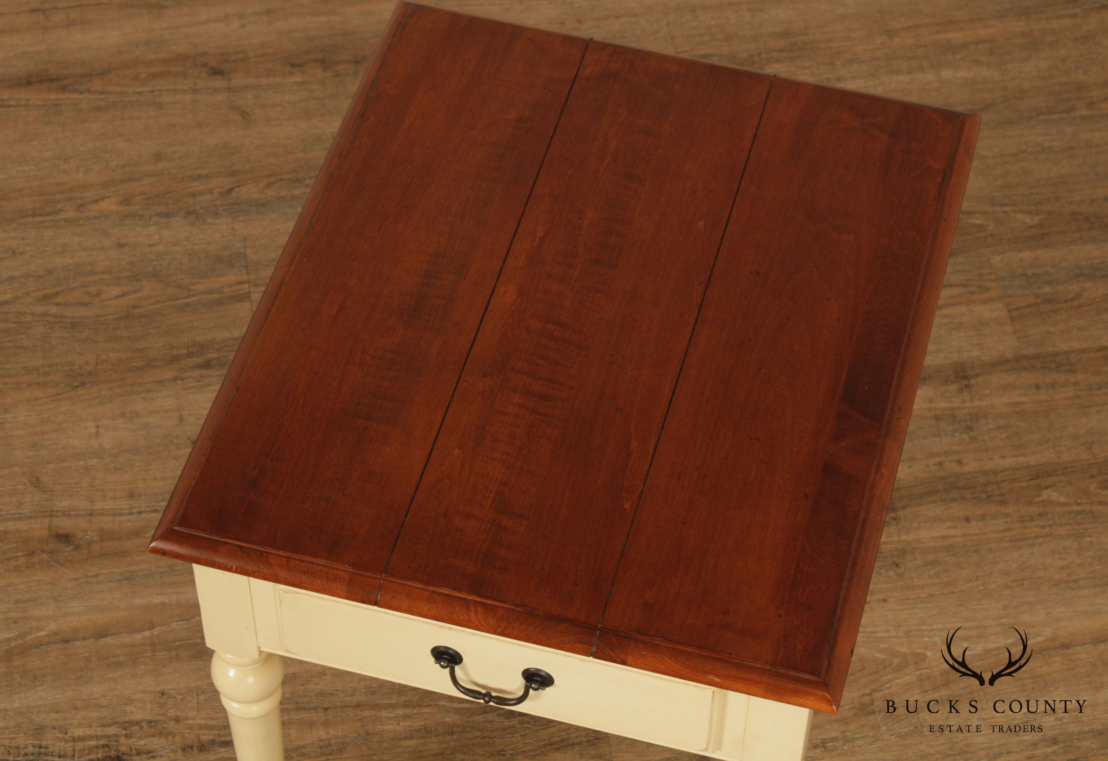 Ethan Allen Country Crossings Painted Maple End Table