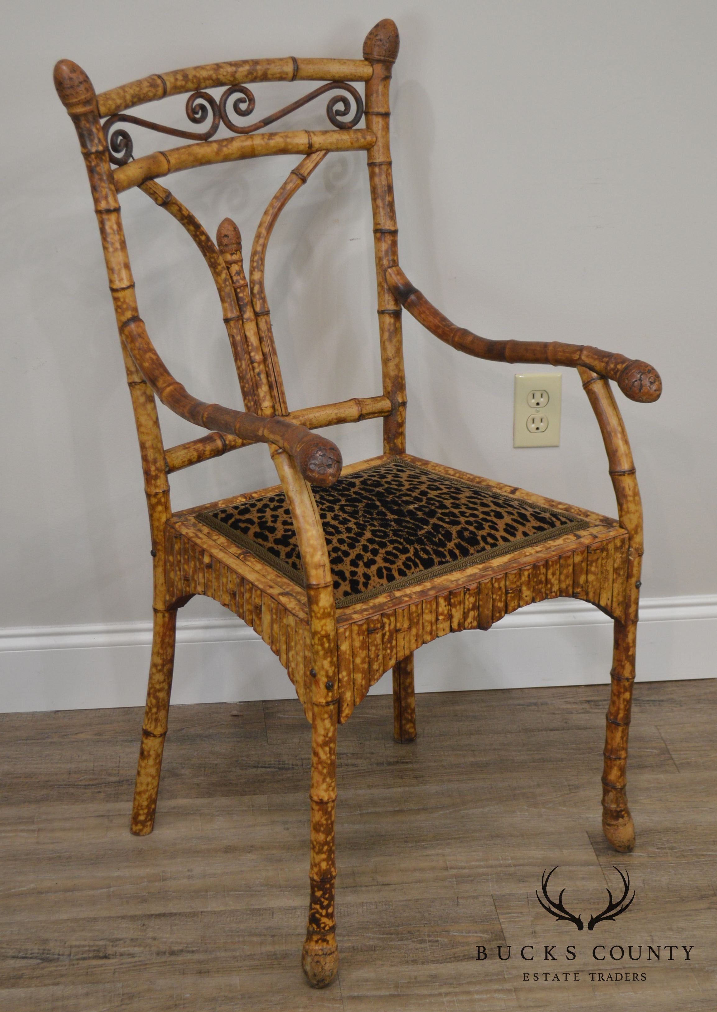 Antique 19th Century English Victorian Armchair