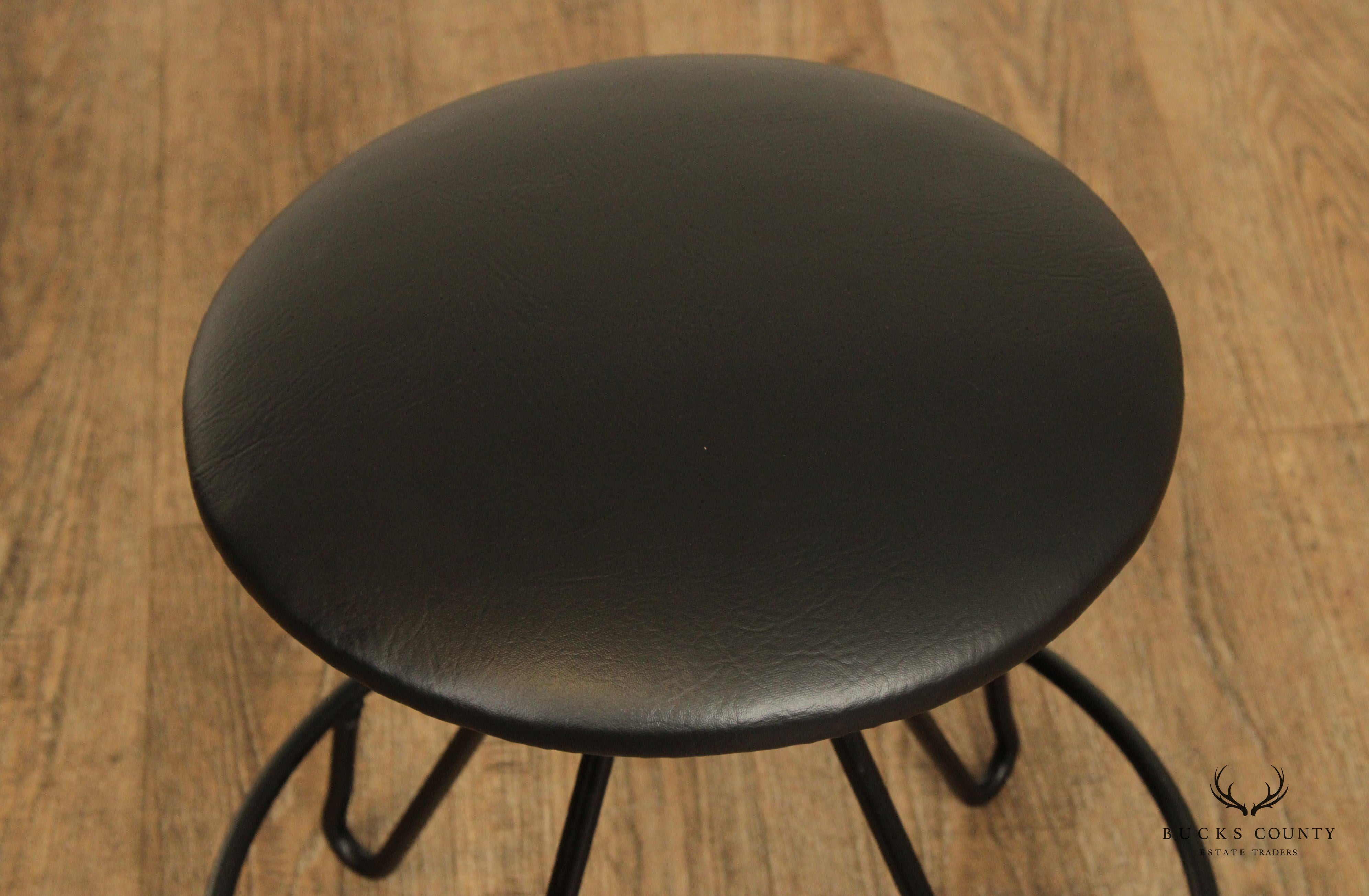 Mid Century Modern Wrought Iron Hairpin Stool