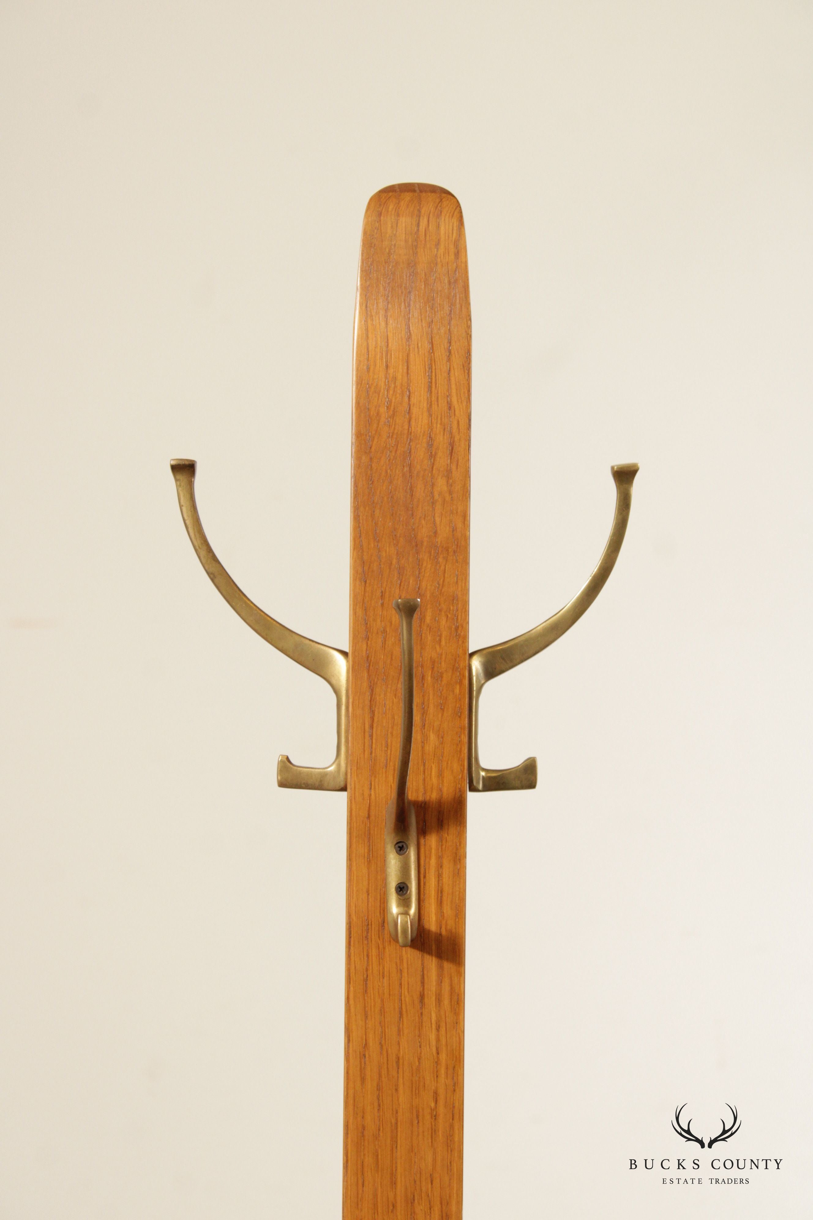 Stickley Mission Collection Oak Single Costumer Coat or Hat Rack