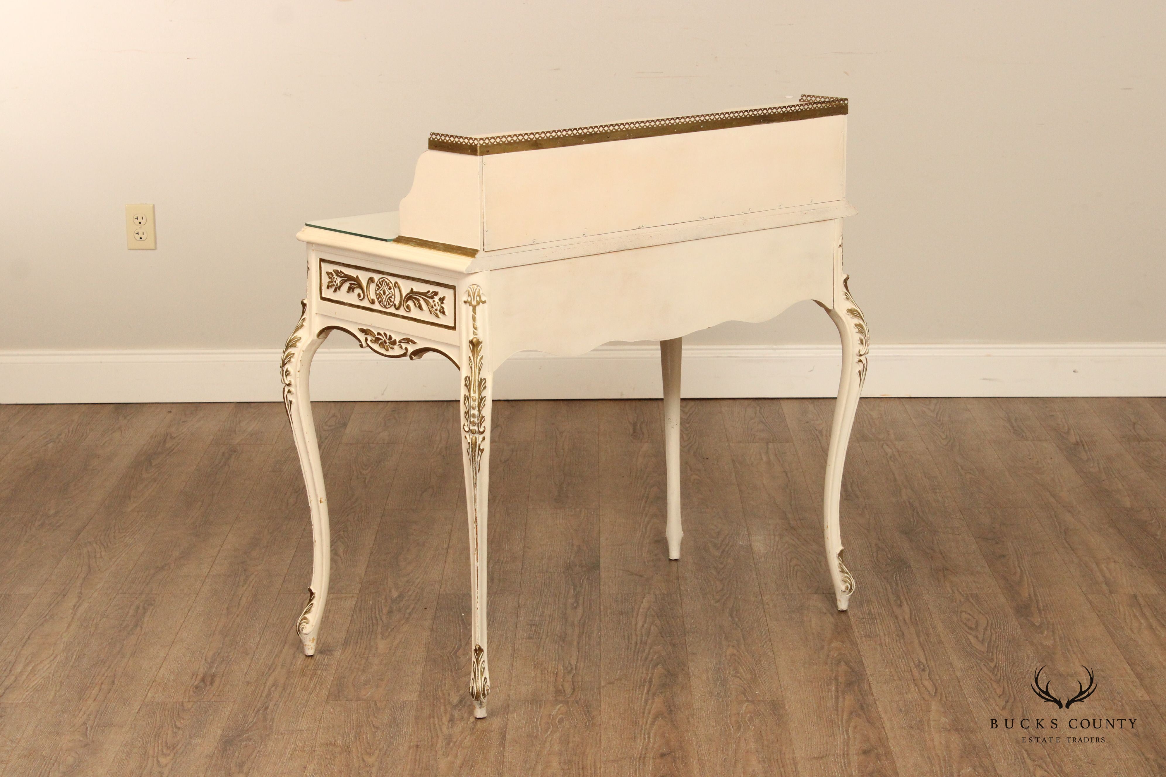 Italian Florentine Style Painted Writing Desk