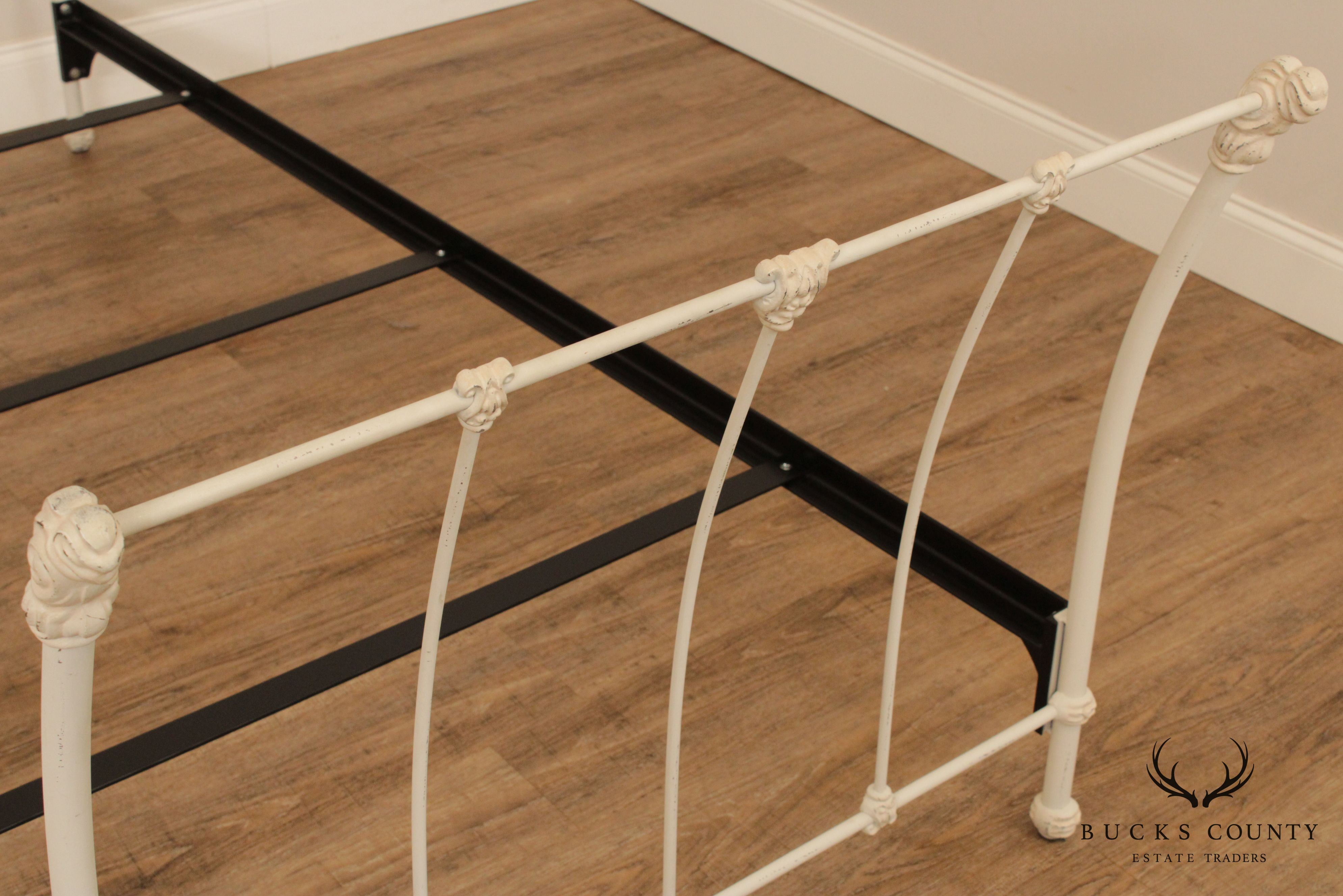 Victorian Style Twin Size Iron Bed