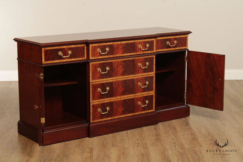 Councill Chippendale Style Flame Mahogany Buffet Sideboard