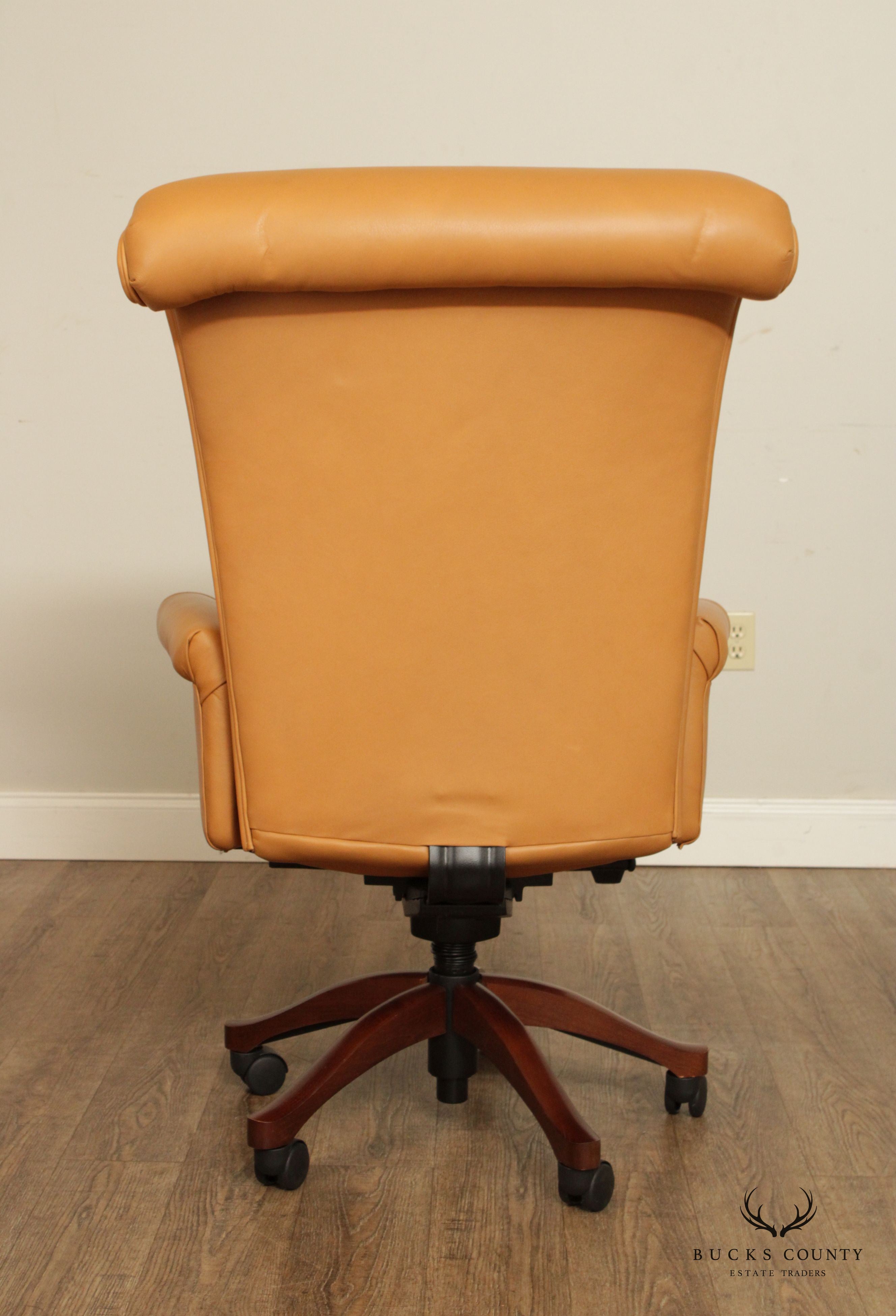 Leathercraft Tufted Leather Executive Office Armchair (D)