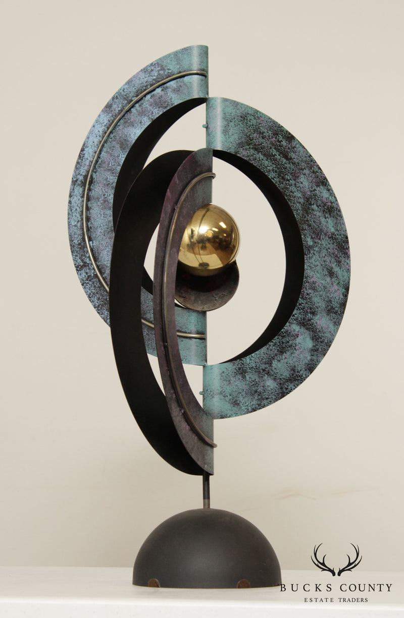 Curtis Jere Postmodern Circular Geometric Sculpture