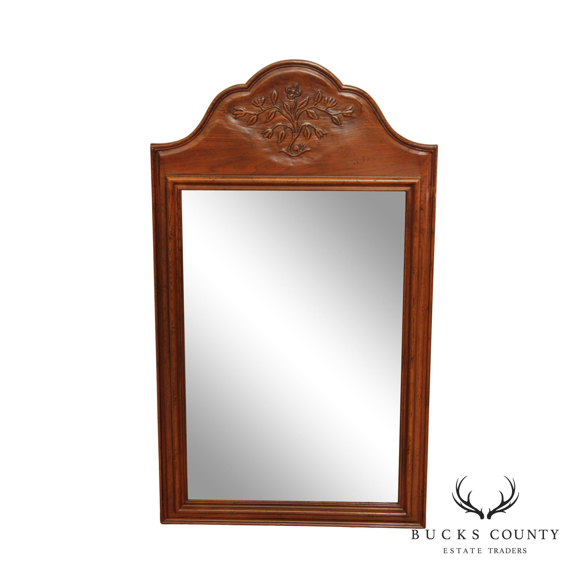 Baker Furniture Country French Style Trumeau Wall Mirror