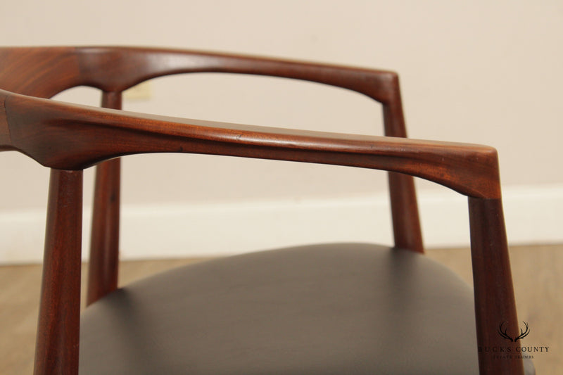 Raymor Danish Modern Teak Horseshoe Armchair