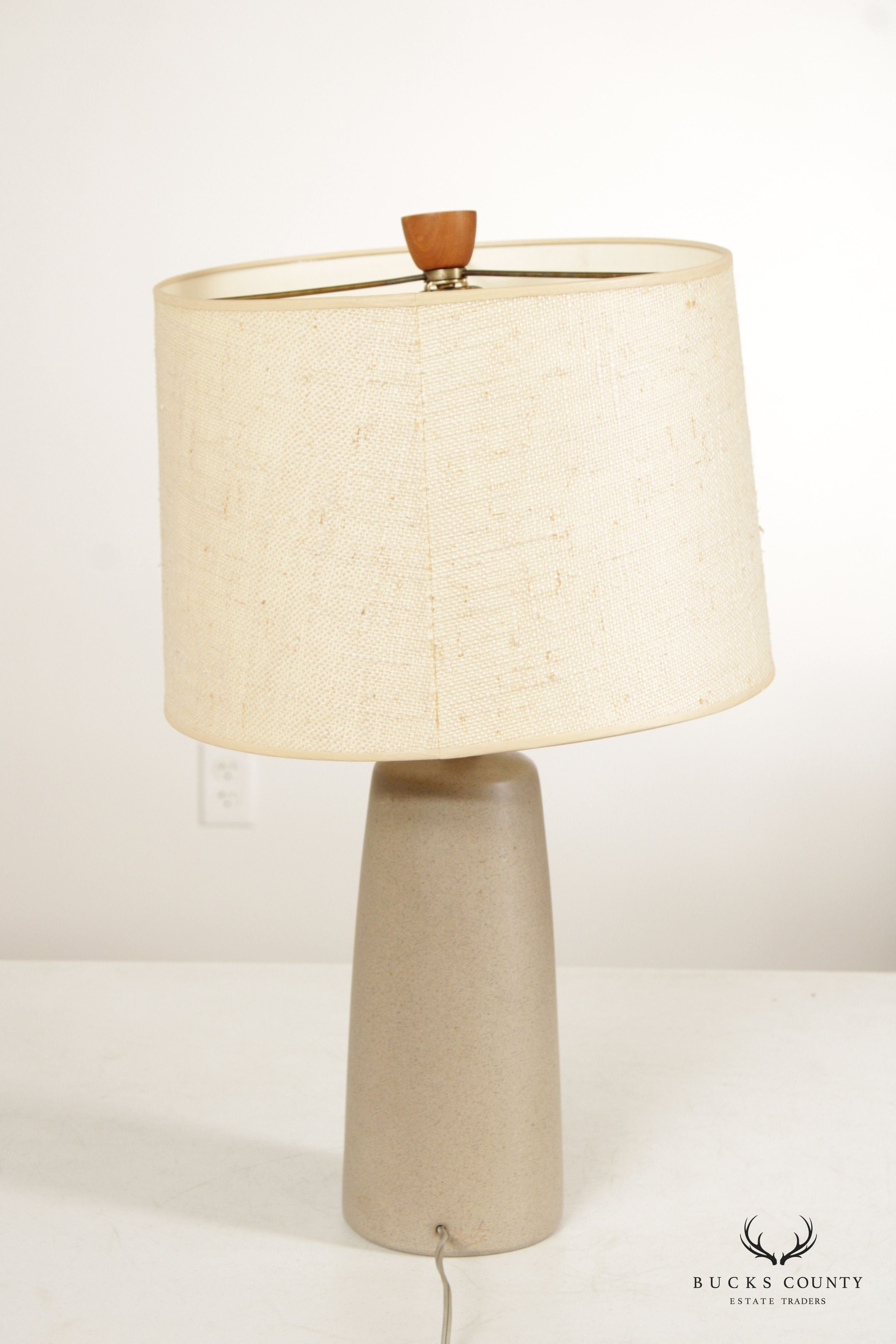 Jane and Gordon Martz Mid Century Modern Glazed Stoneware Table Lamp