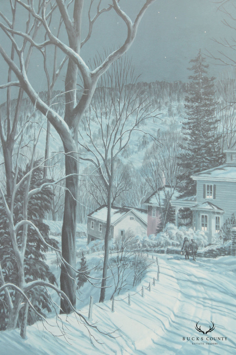 George Booz 'Moonlight on Point Pleasant' Fine Art Print