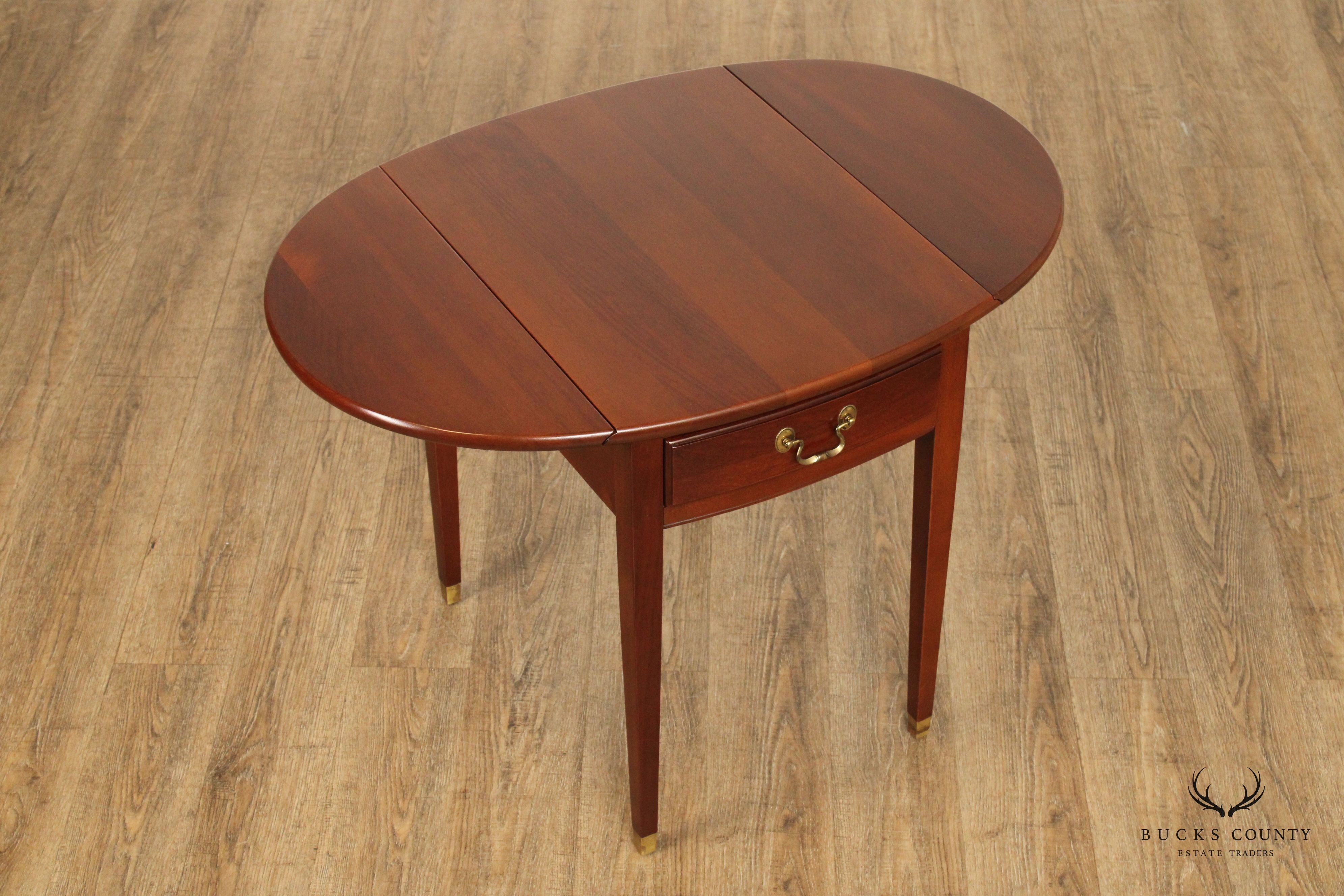 Link Taylor Heirloom Vintage Pembroke Federal Style Side Table