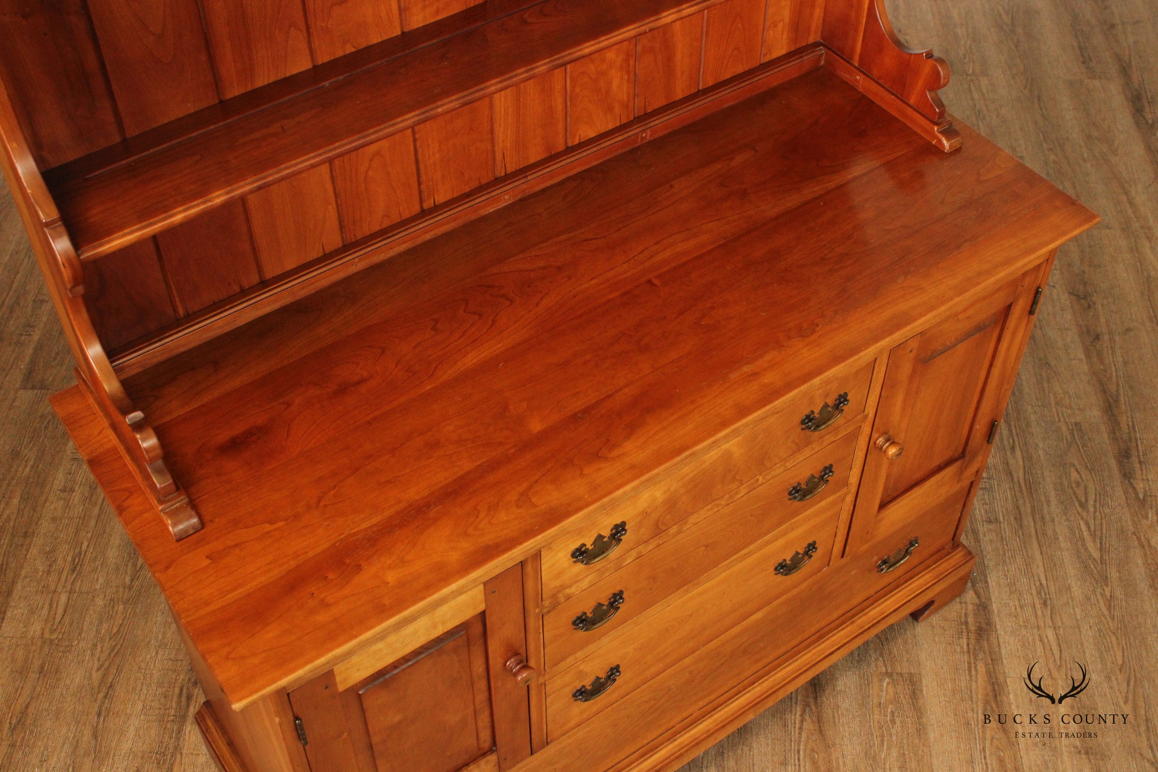 Stickley Cherry Valley Vintage Hutch Top Buffet Server