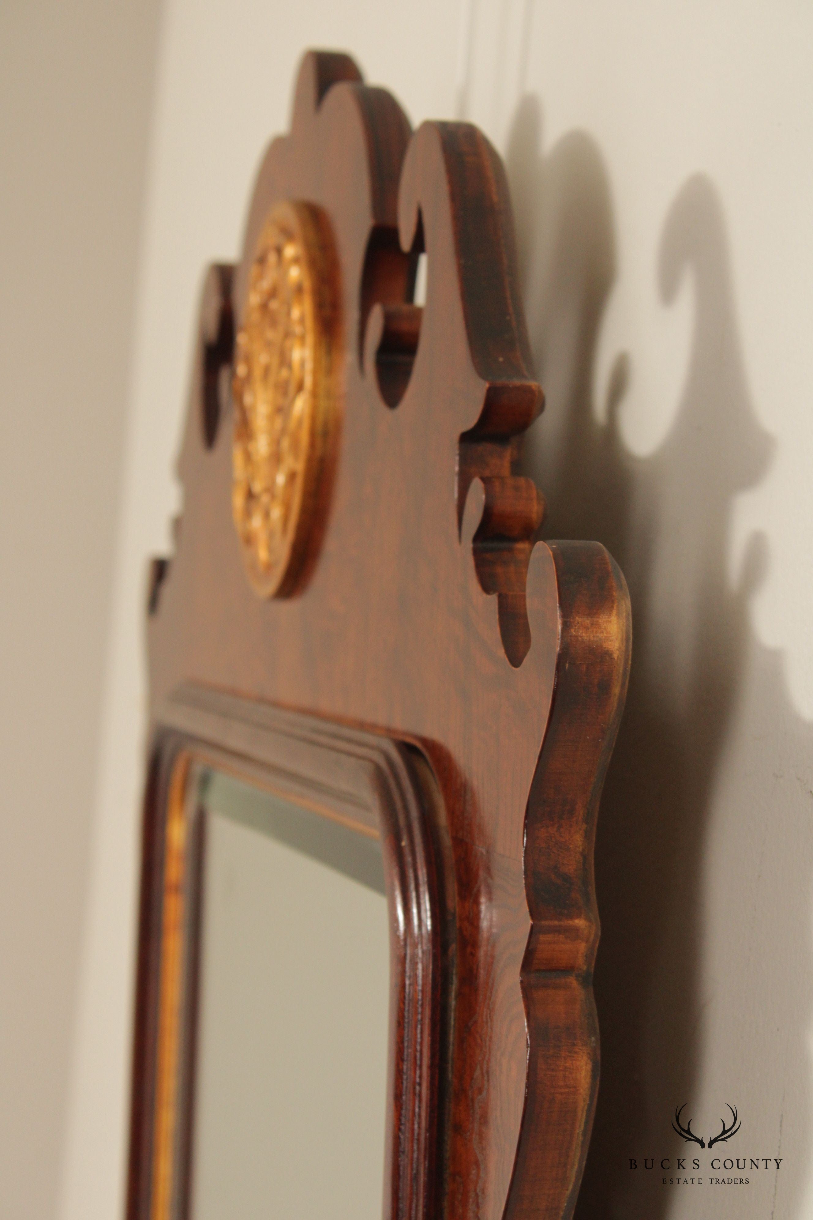 Henredon Chippendale Style Carved Mahogany 'Aston Court' Mirror