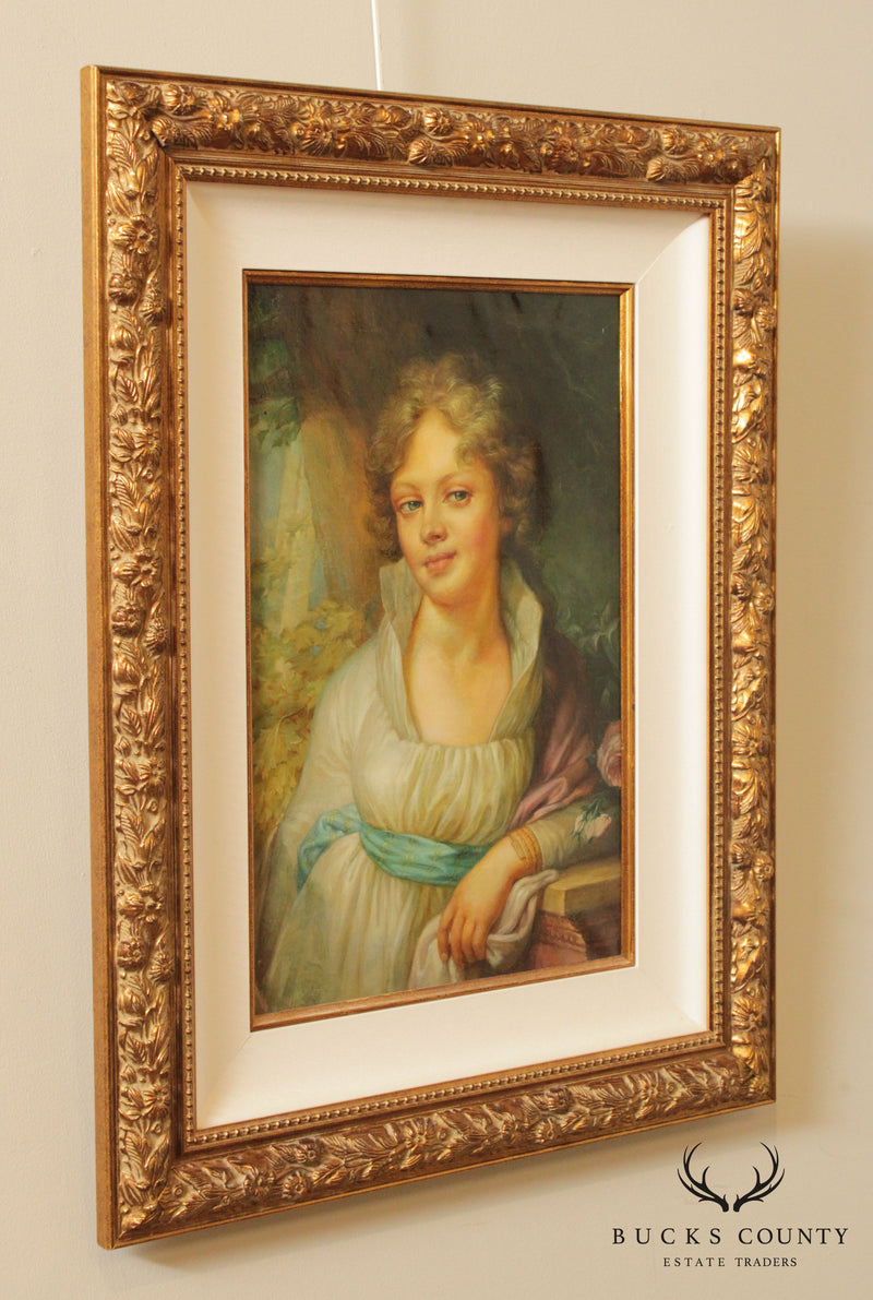 Oil Painting 'Portrait of Maria Lopoukhina' After Vladimir Borovikovsky