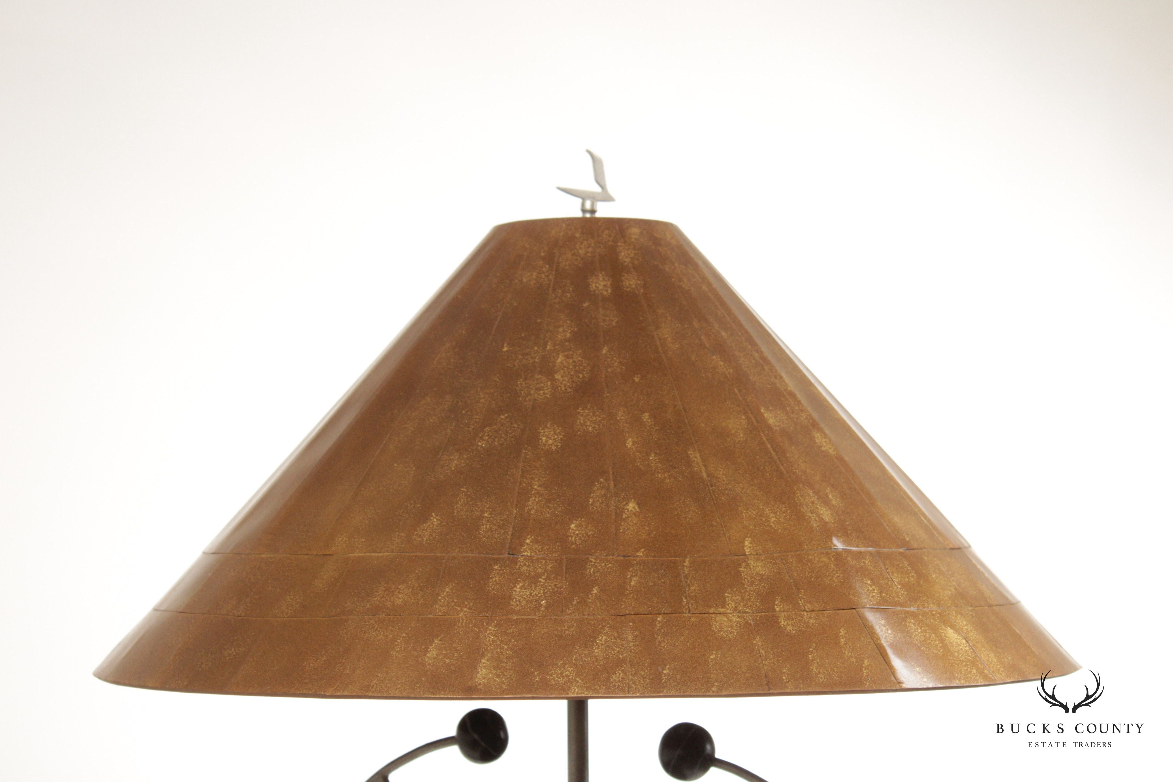 Leeazanne Vintage Postmodern Sculptural Table Lamp