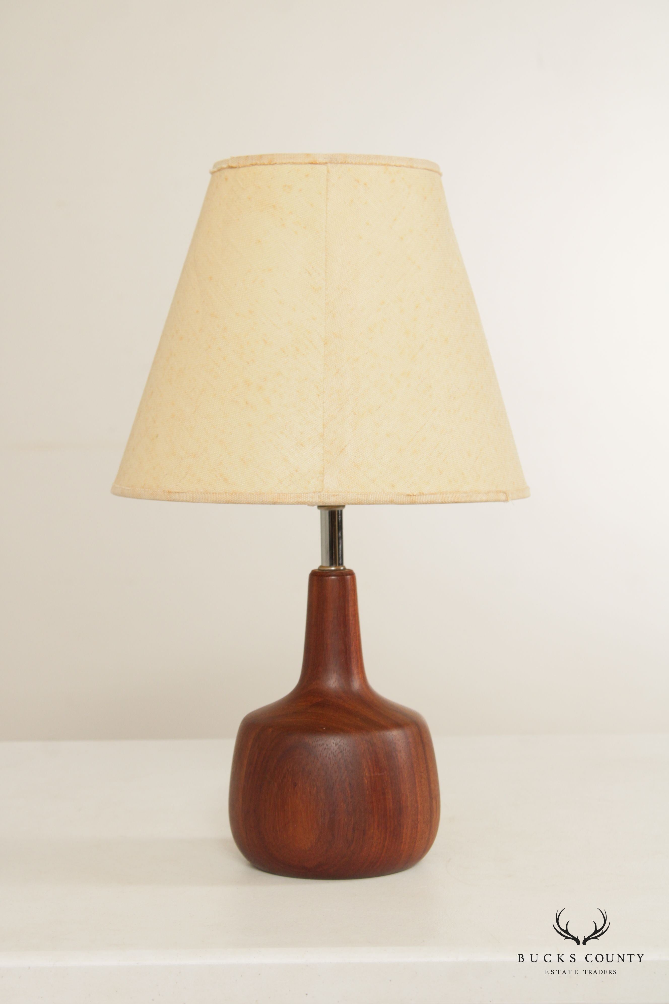 Danish Modern Teak Table Lamp