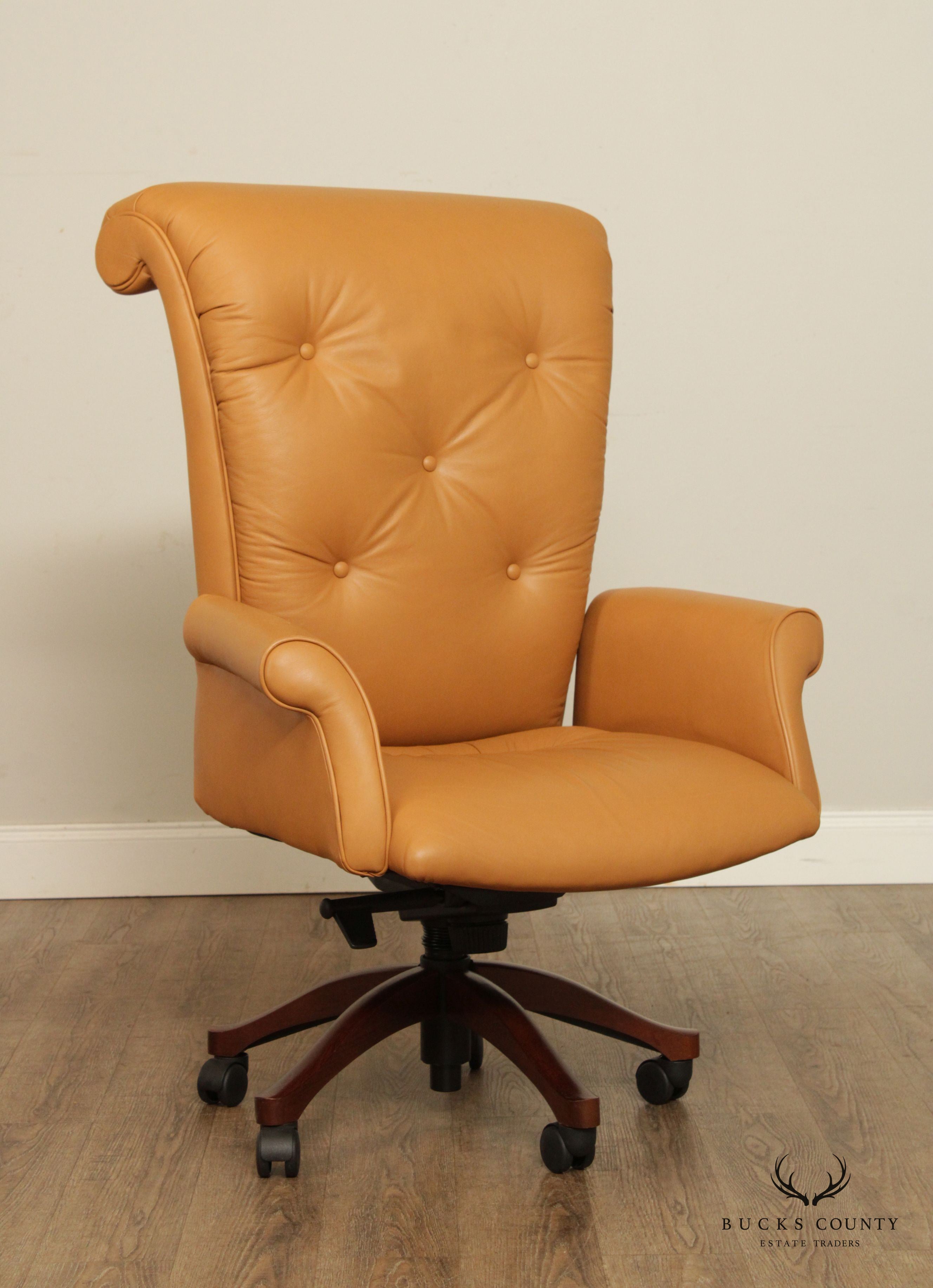 Leathercraft Tufted Leather Executive Office Armchair (M)