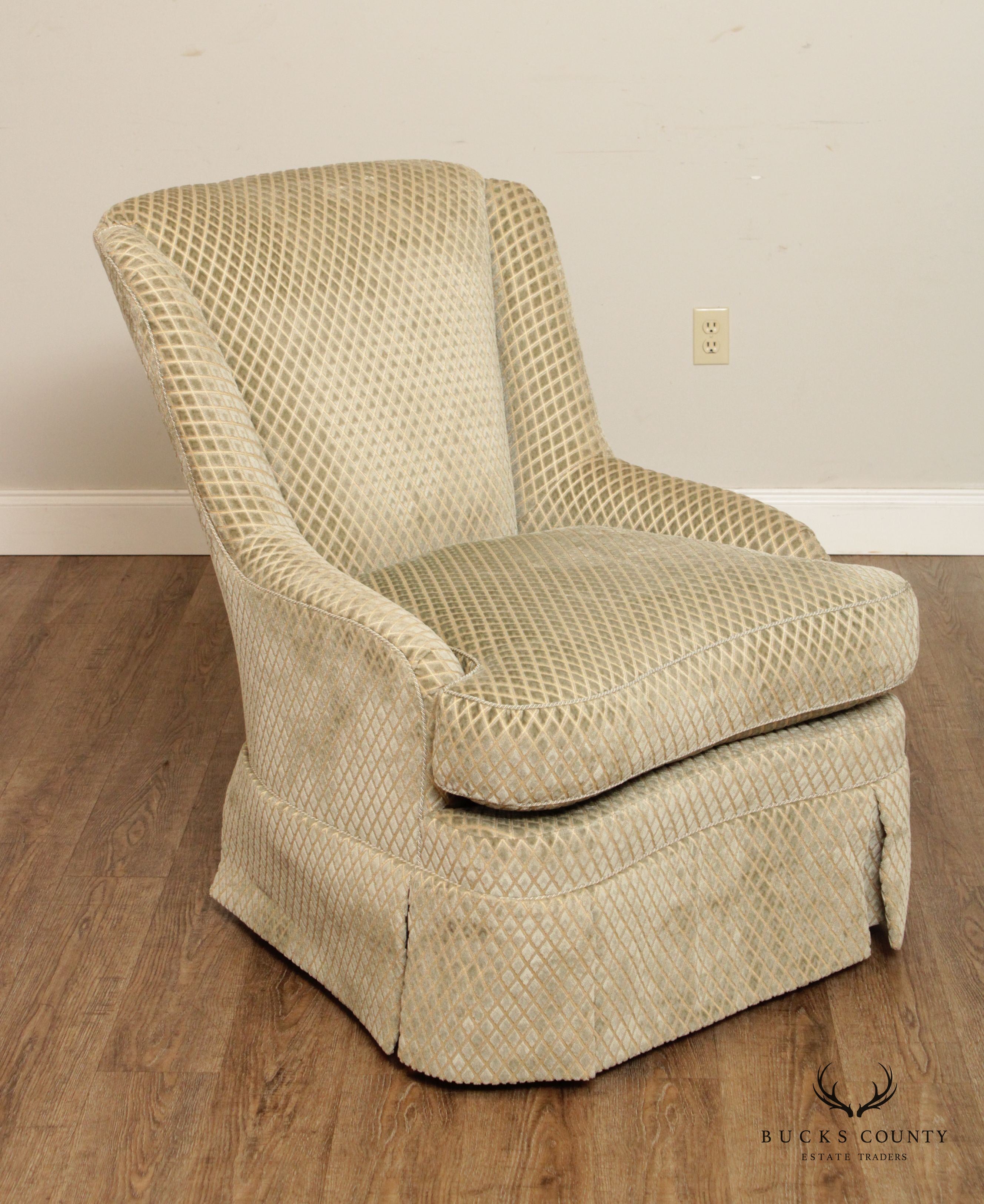 Southwood Pair of Custom Upholstered Host Lounge Chairs