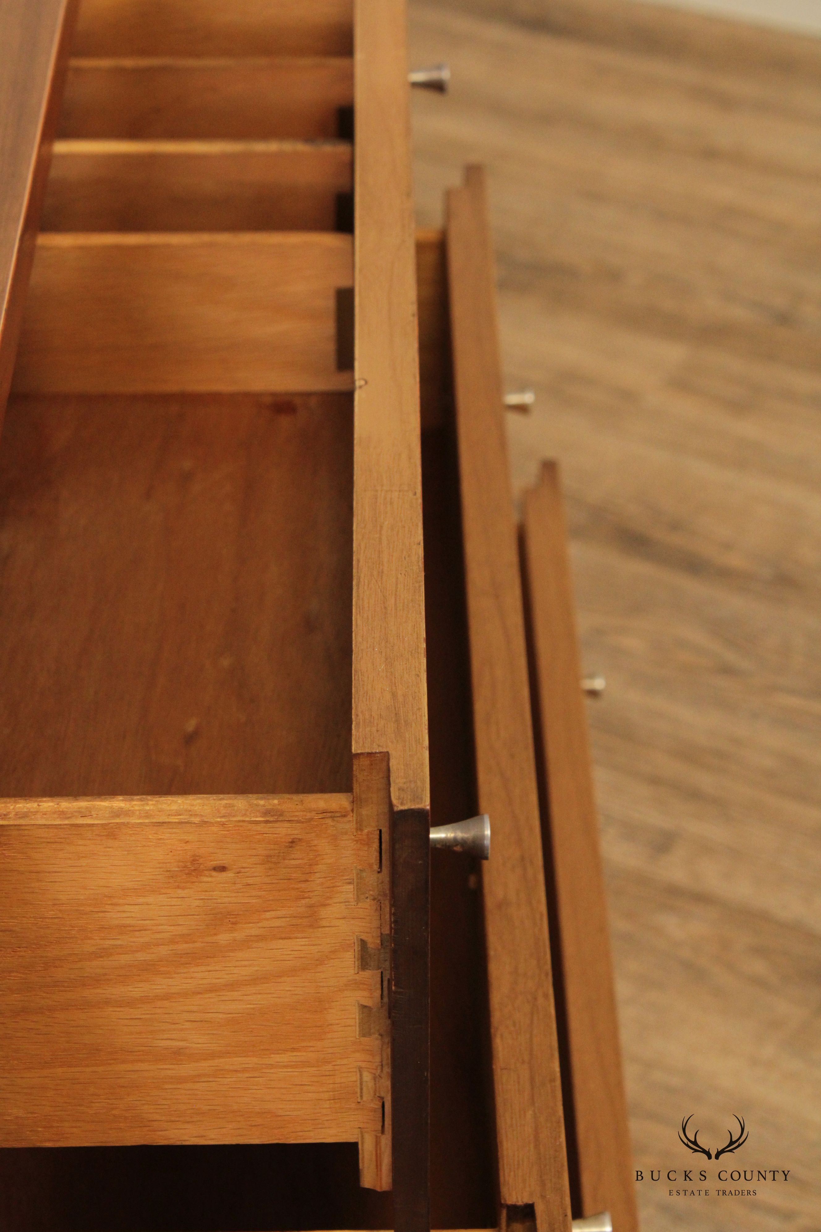 Stanley Furniture Mid Century Modern Walnut Sideboard