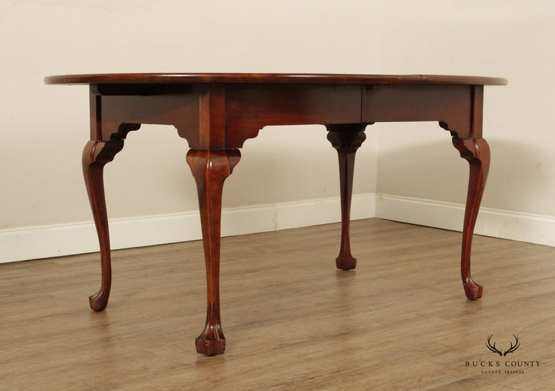 Statton 'Oldtowne' Queen Anne Style Cherry Expandable Dining Table