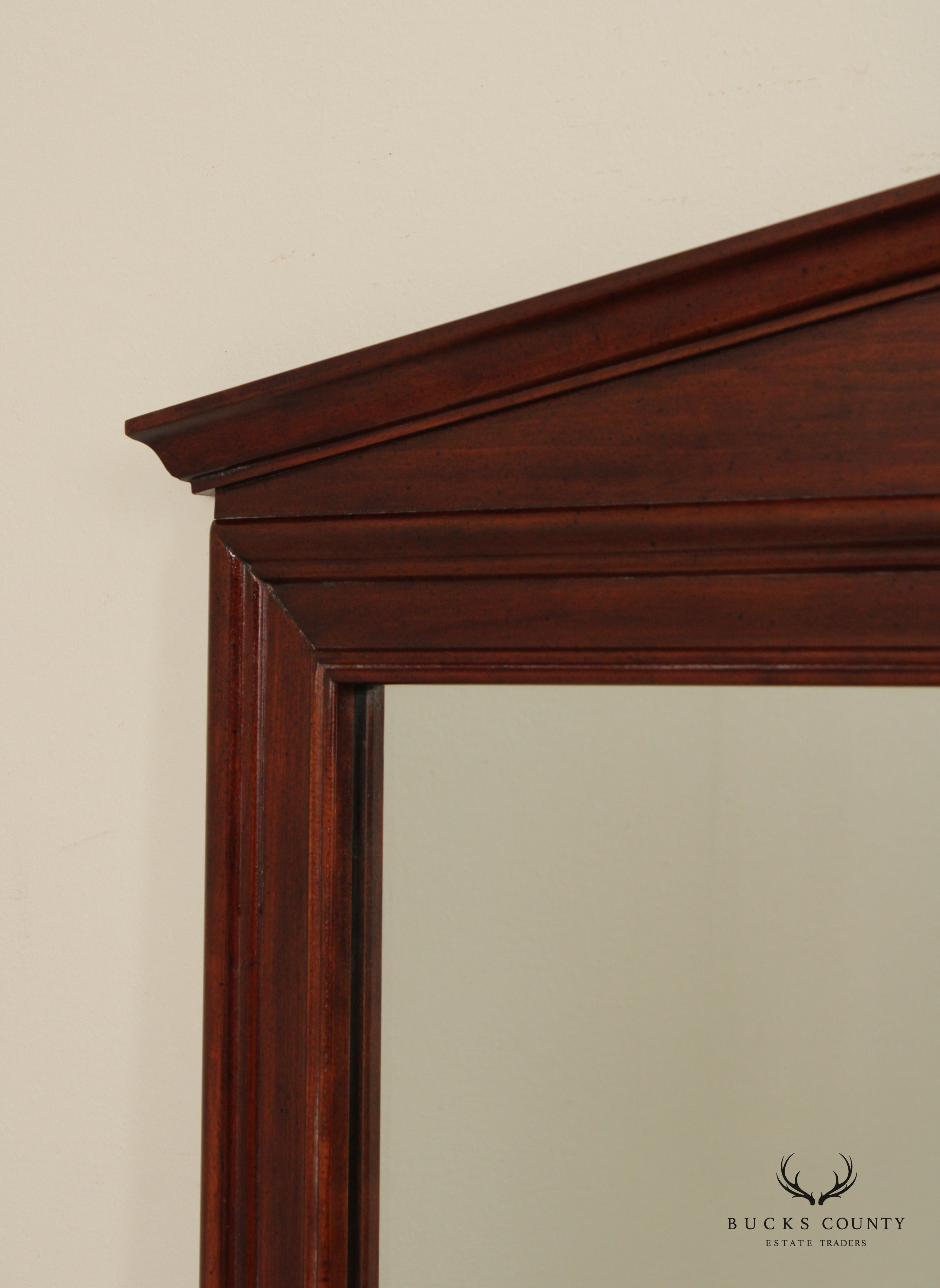 Chippendale Style Carved Cherry Over-Mantel Mirror