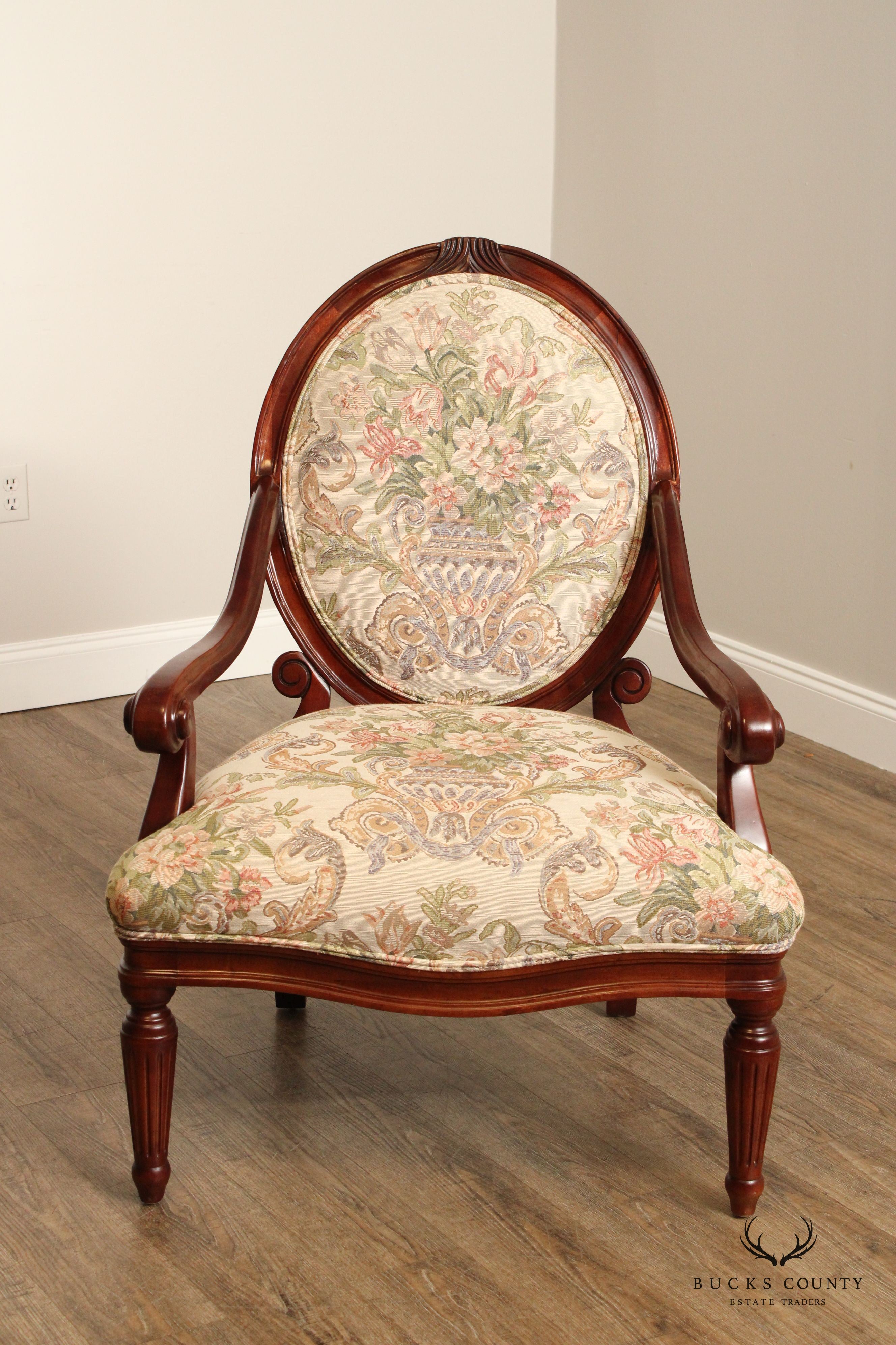 French Louis XVI Style Arm Chair