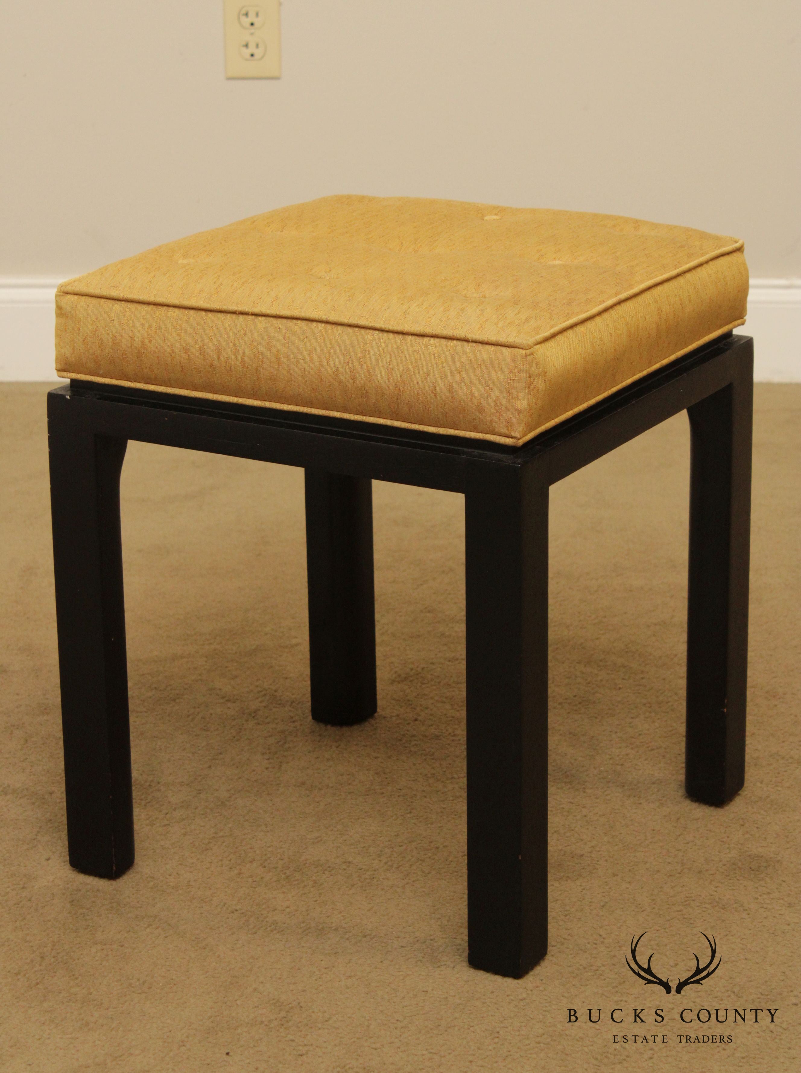 Mid Century Modern Ebonized Stool